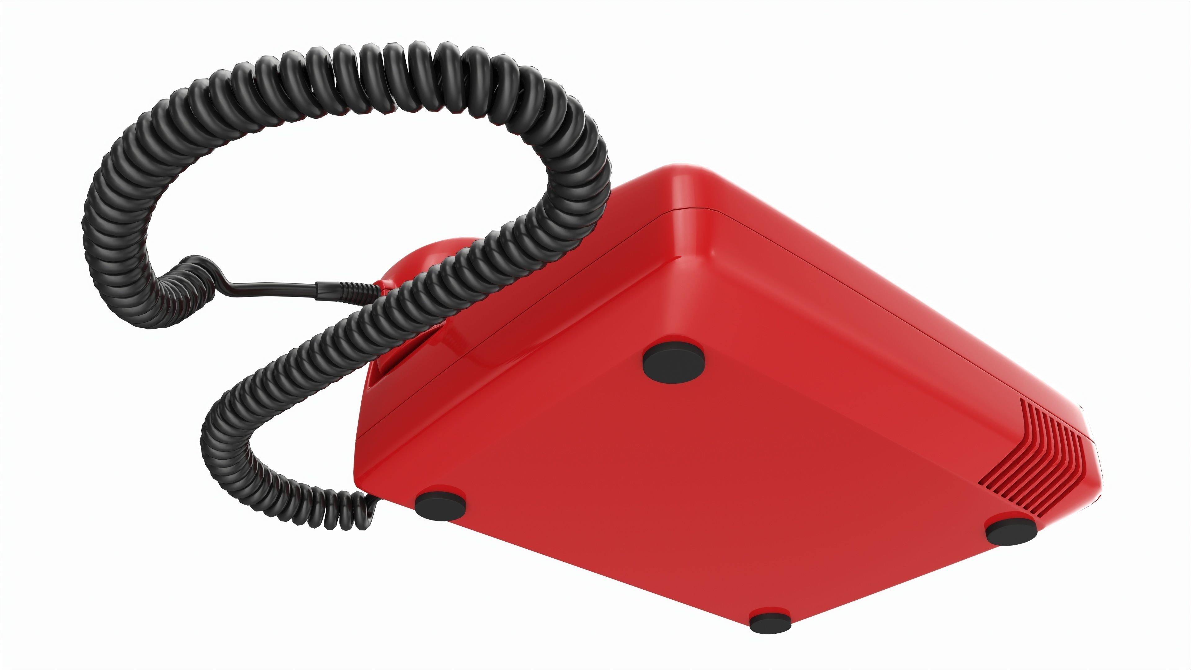 Table touch-tone telephone 3D model_3