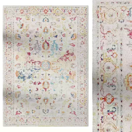 Rug Toulouse Multicolour By Benuta