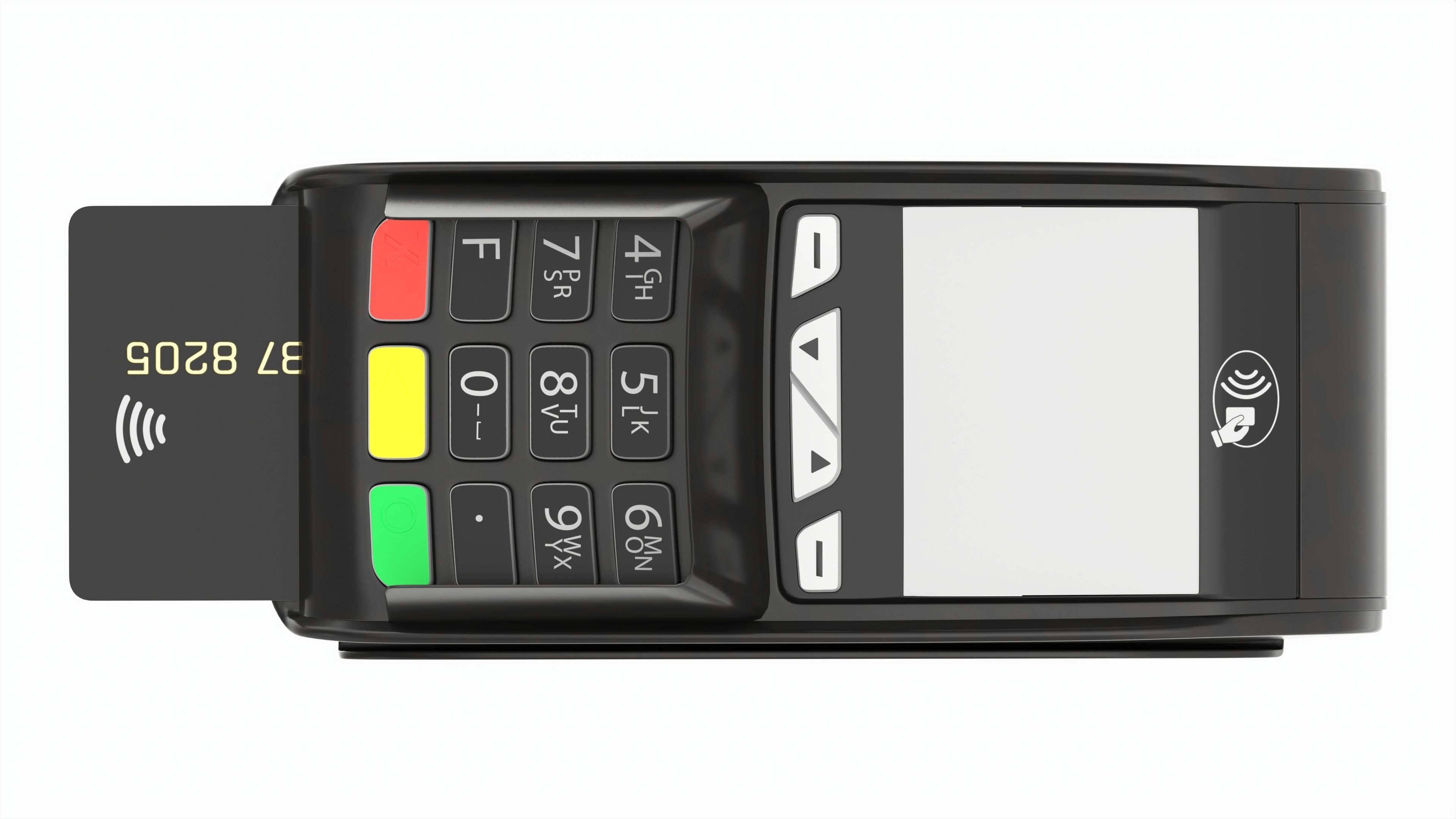 Universal Credit Card POS Terminal 01 3D model_4