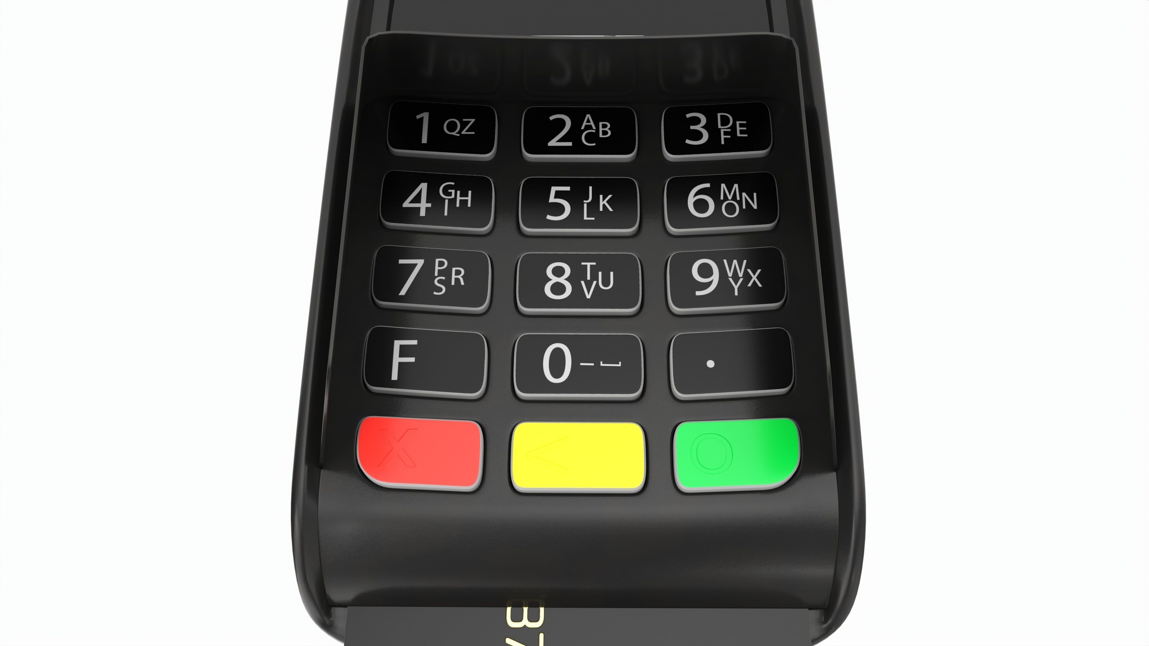 Universal Credit Card POS Terminal 01 3D model_2