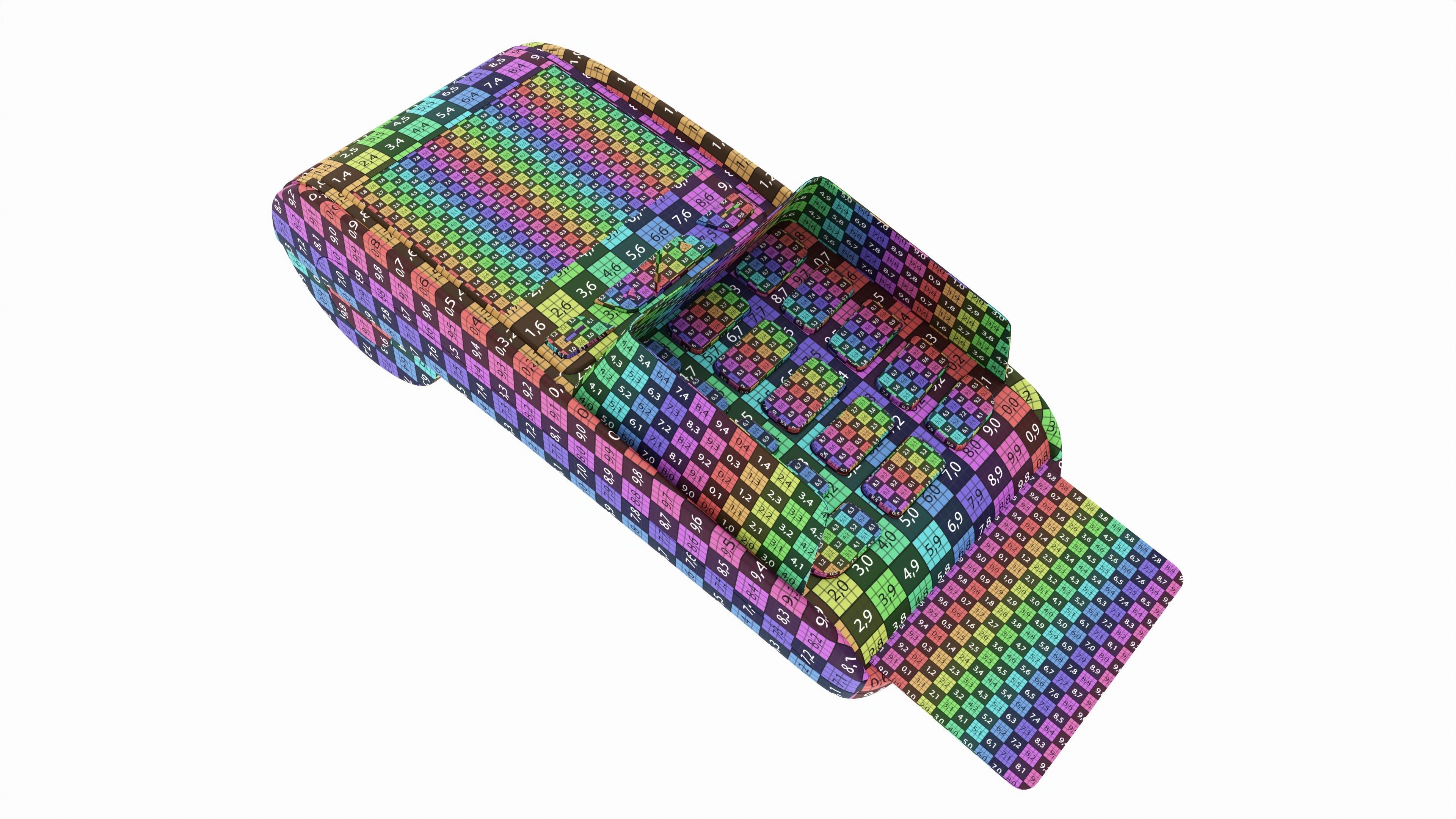 Universal Credit Card POS Terminal 01 3D model_6