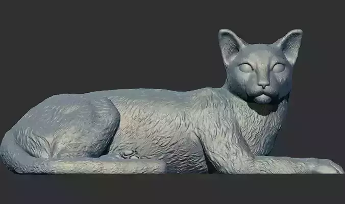 Egyptian cat 3d printable model 