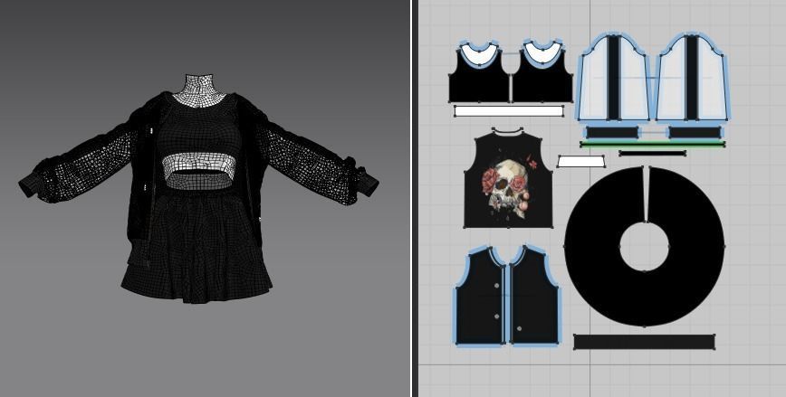 Skeleton model 3D model_6