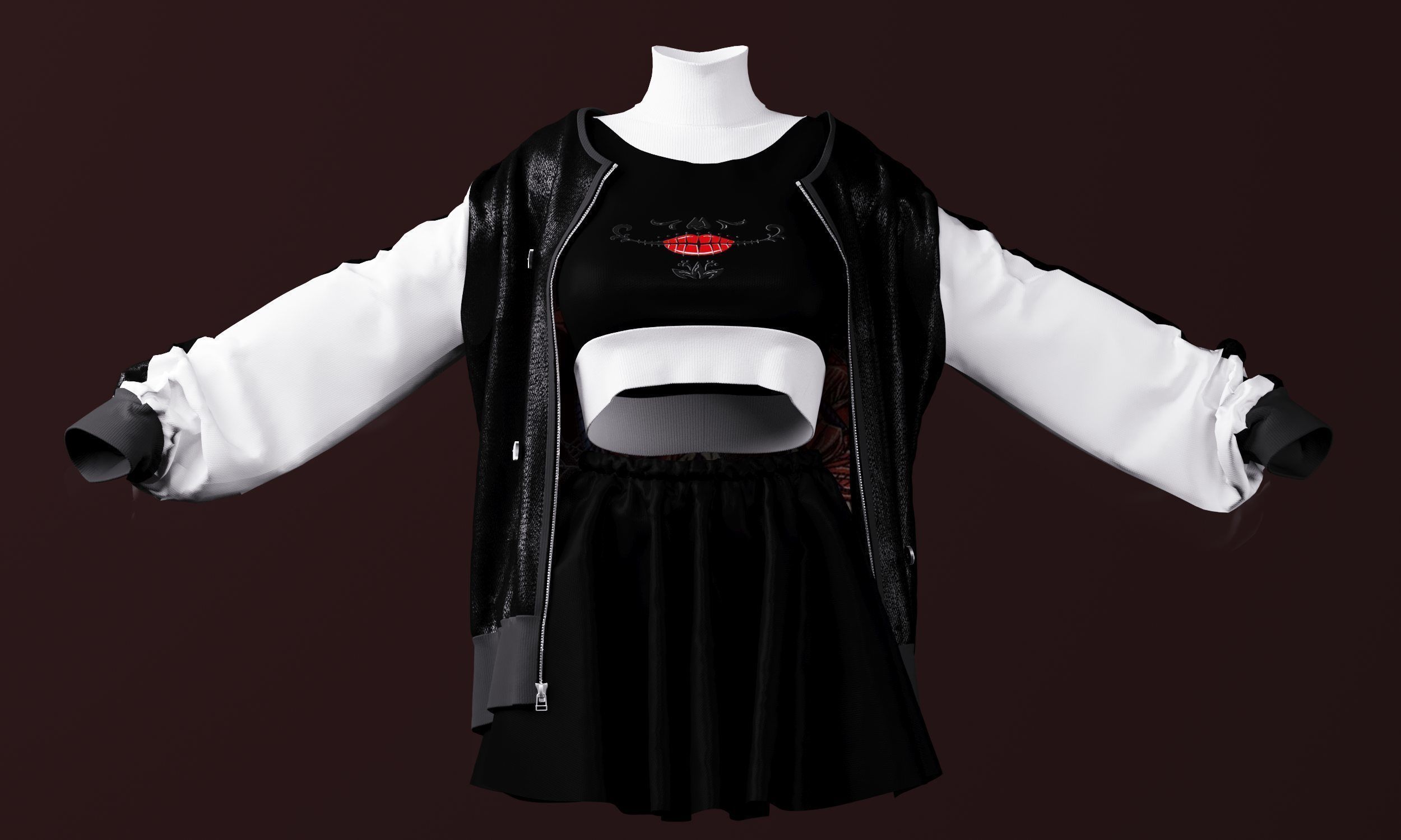 Skeleton model 3D model_1