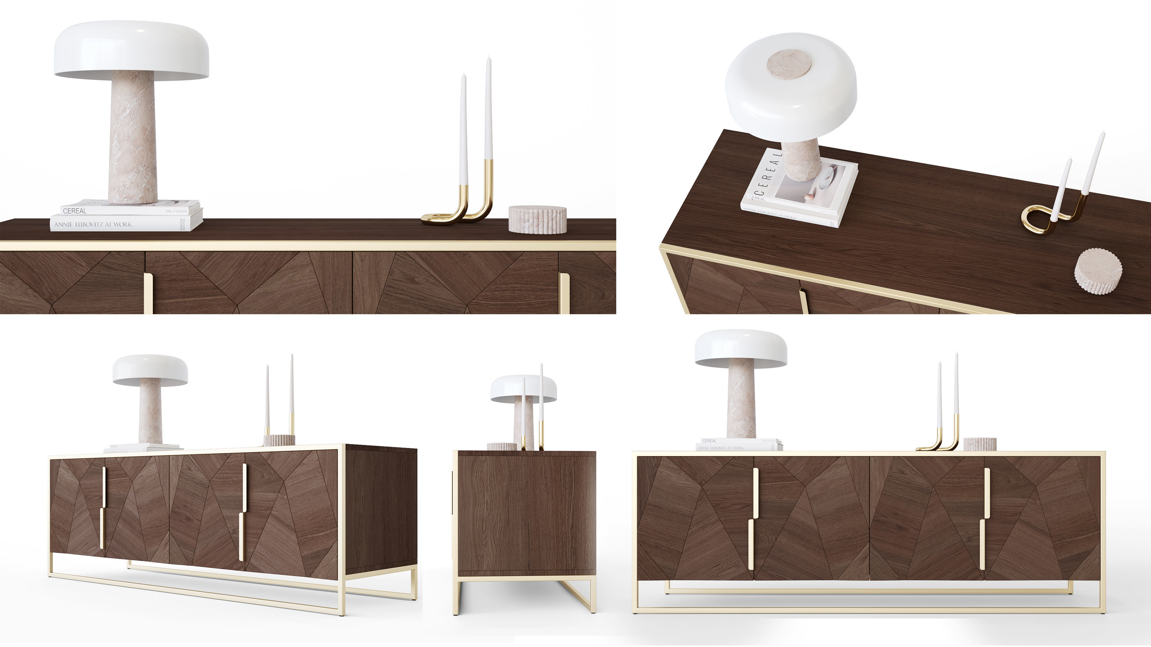 lowboard harry with deco 3D model_4