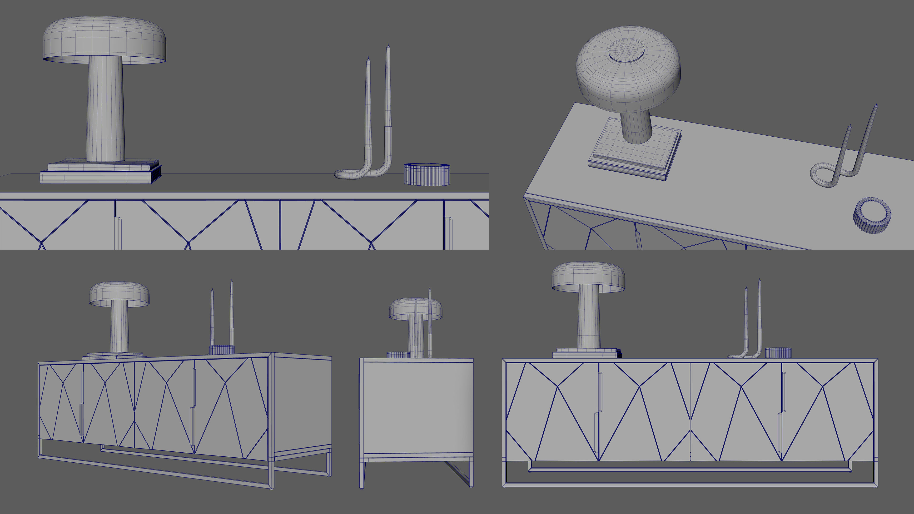 lowboard harry with deco 3D model_5