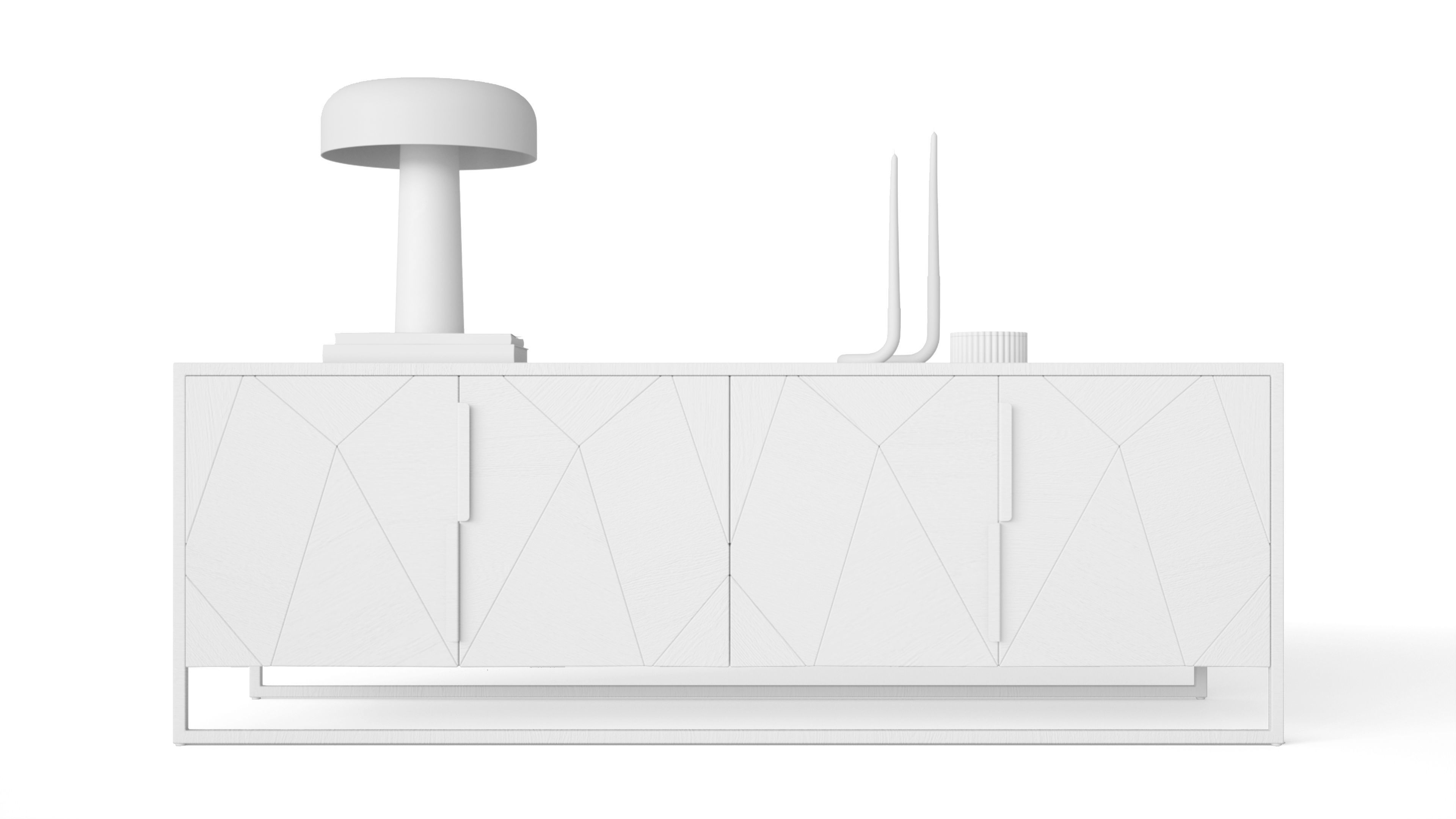 lowboard harry with deco 3D model_3