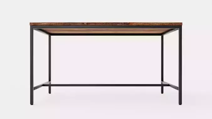 Wilmer Dining Table 140 Cm Wood Black