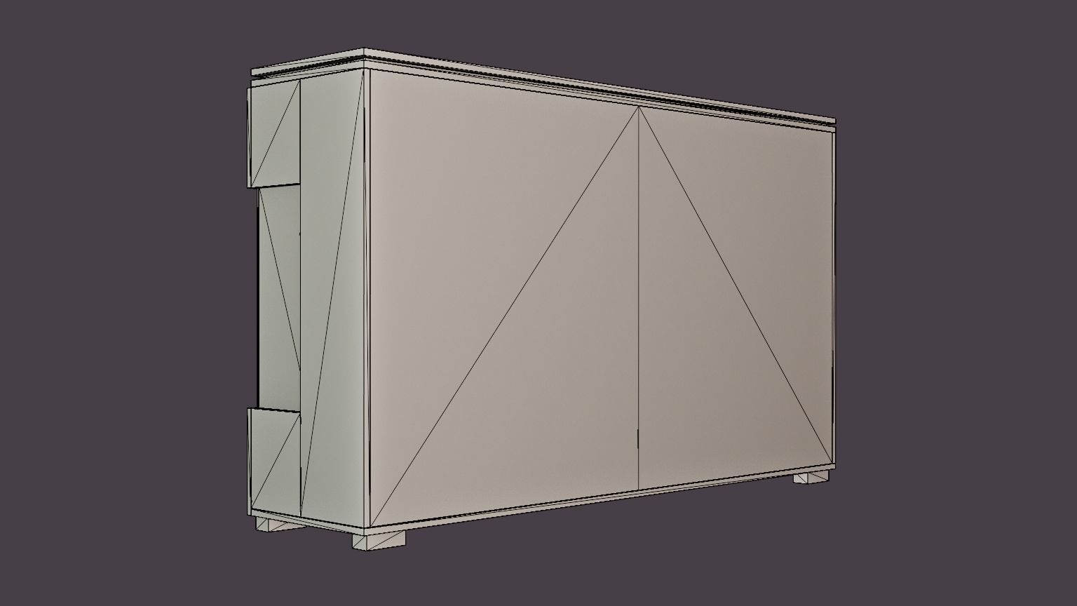 Viva Donate 150 Cm Low-poly 3D model_6