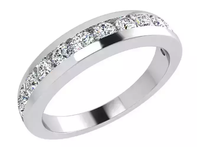 Channel Setting Band Ring 3661