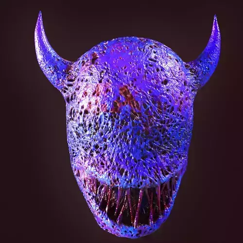 horror demon dark mask 3D print model