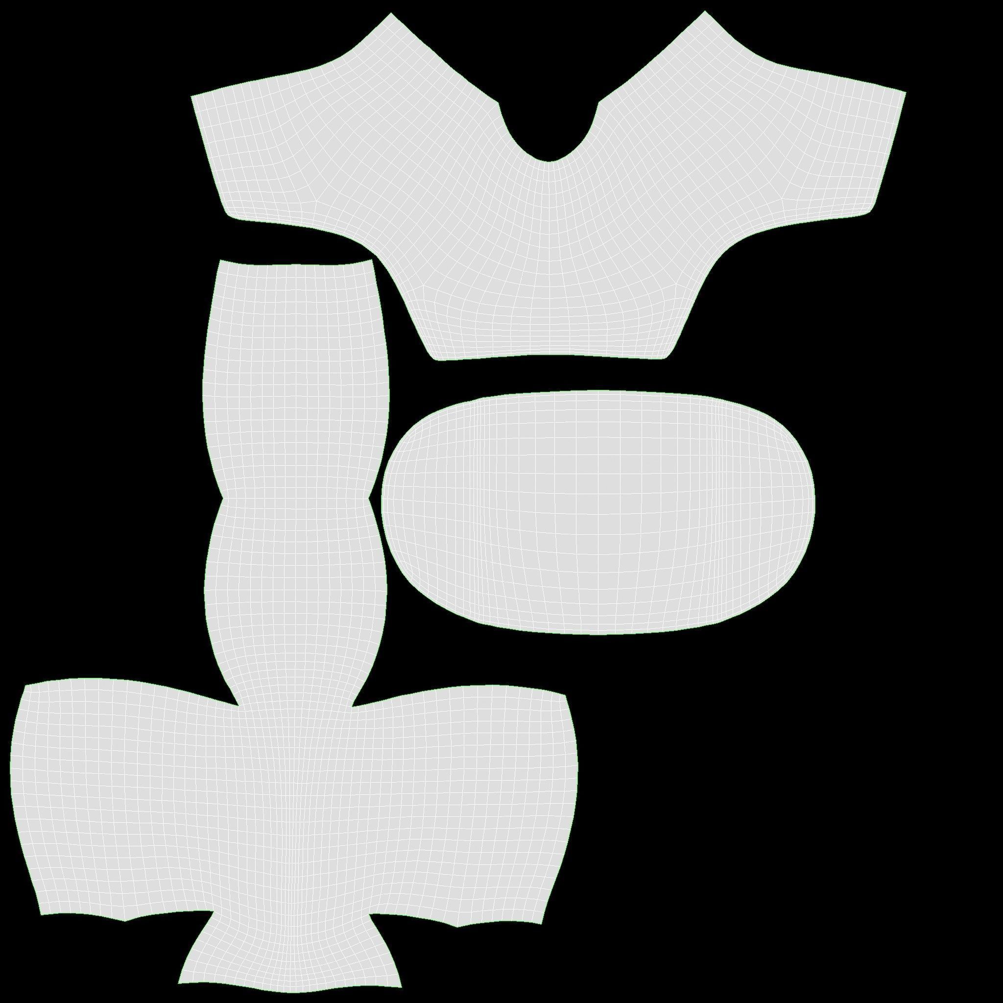 Store display mannequin head with Boater hat 3D model_9