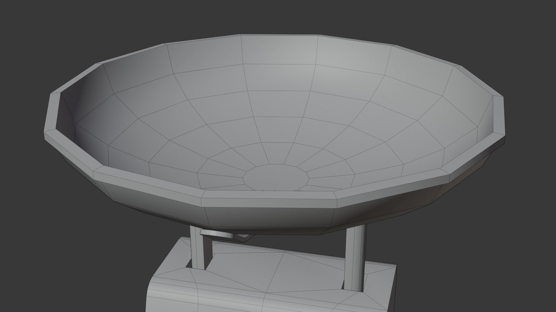 Weighing scale Low-poly 3D model_18