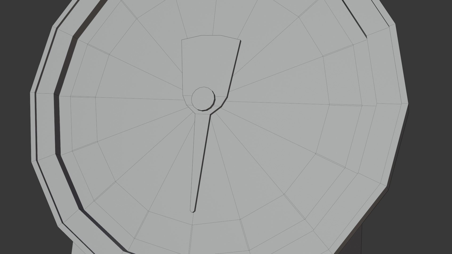 Weighing scale Low-poly 3D model_16