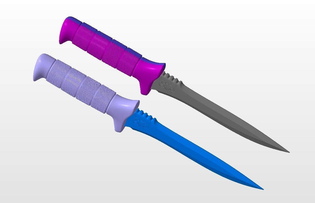 Resident Evil 4 Remake - Primal Knife - Leons Knife - cosplay 3D print model_6