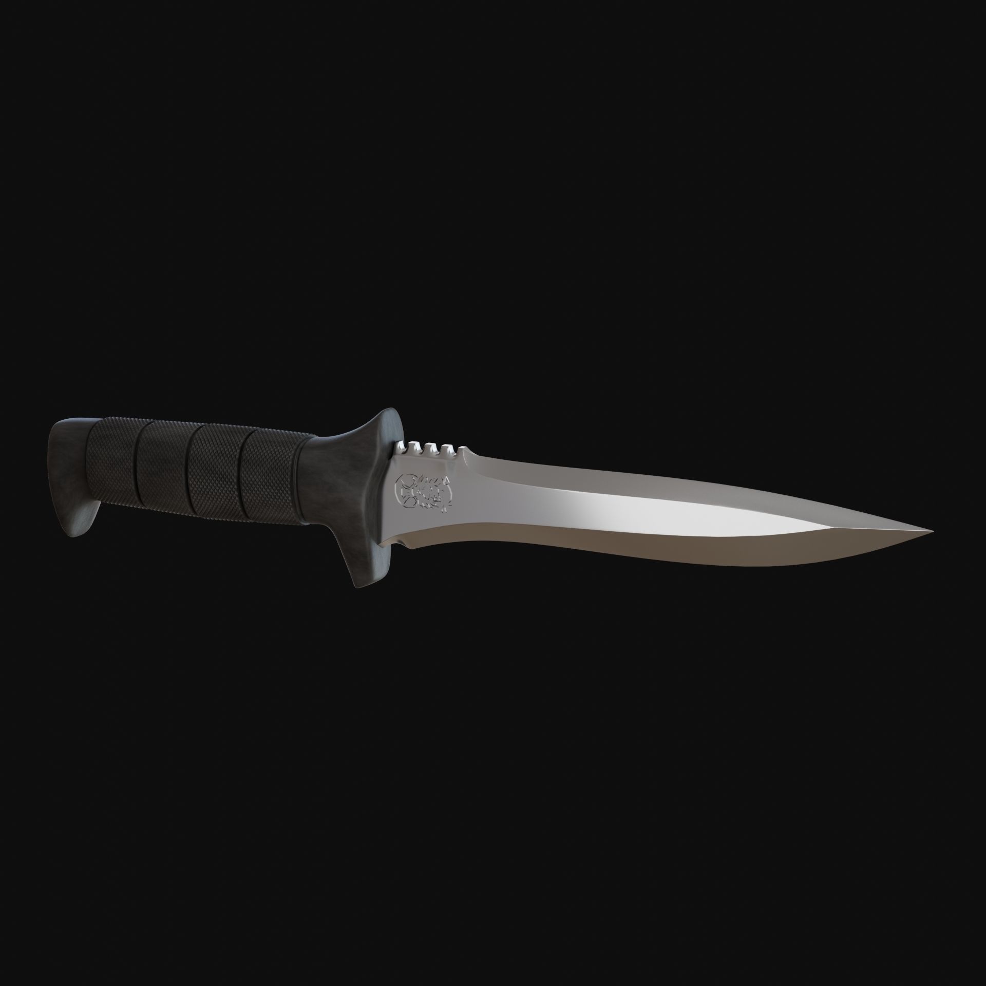 Resident Evil 4 Remake - Primal Knife - Leons Knife - cosplay 3D print model_1