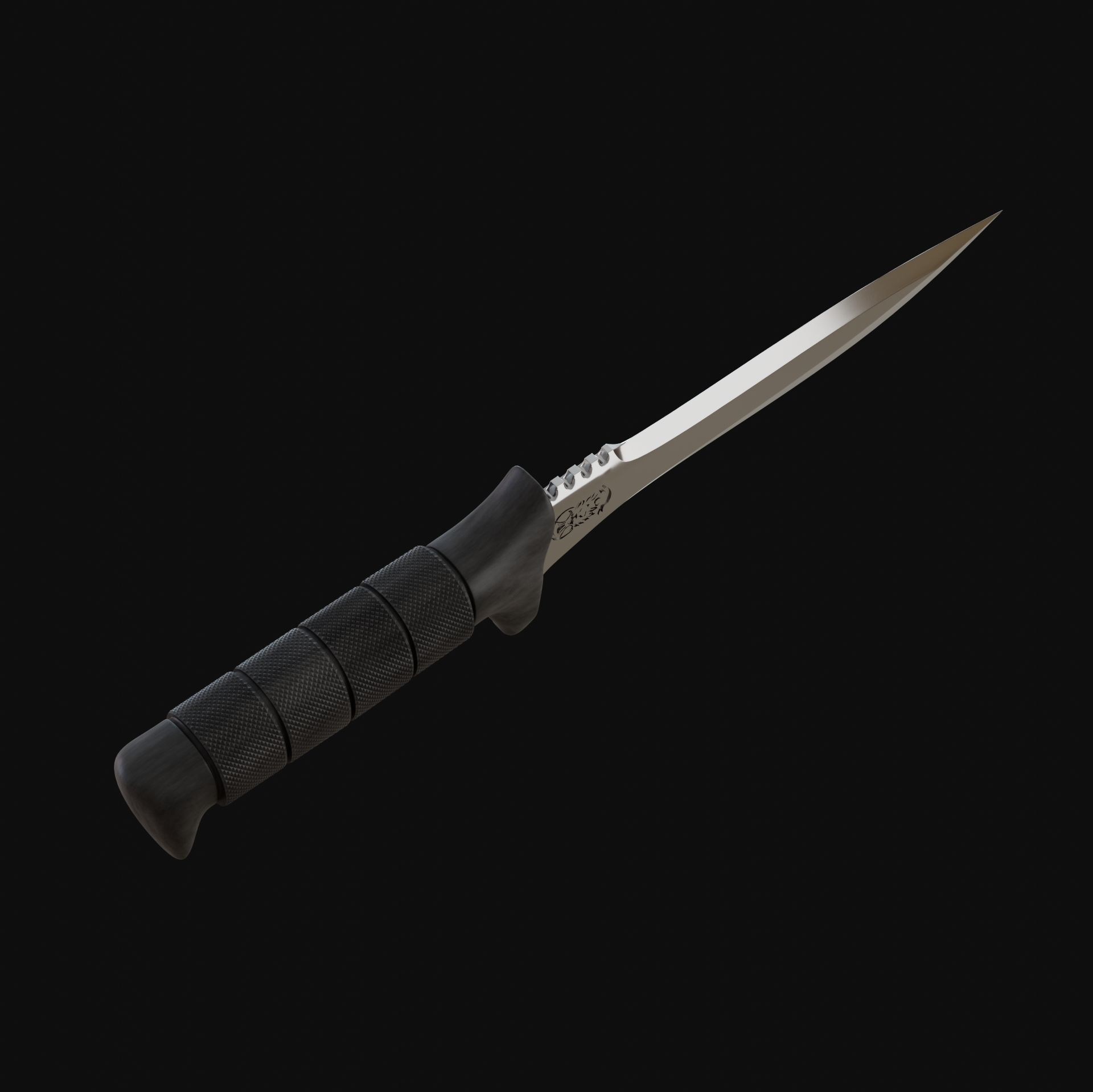 Resident Evil 4 Remake - Primal Knife - Leons Knife - cosplay 3D print model_2