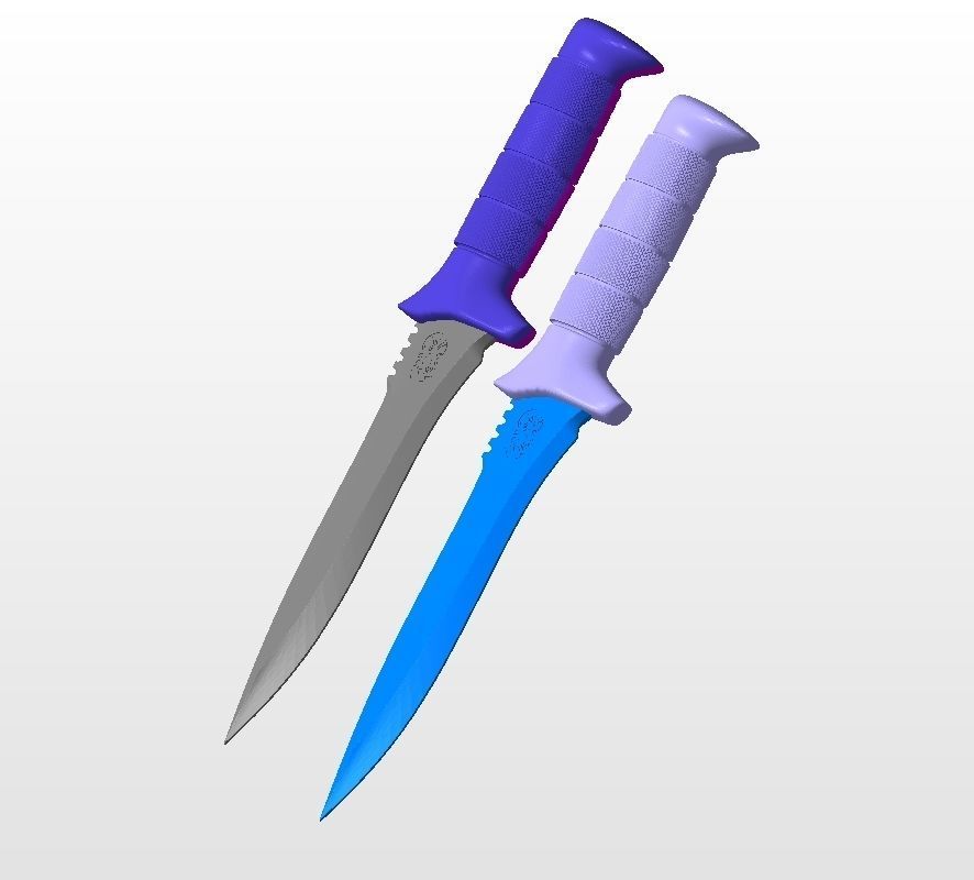 Resident Evil 4 Remake - Primal Knife - Leons Knife - cosplay 3D print model_7