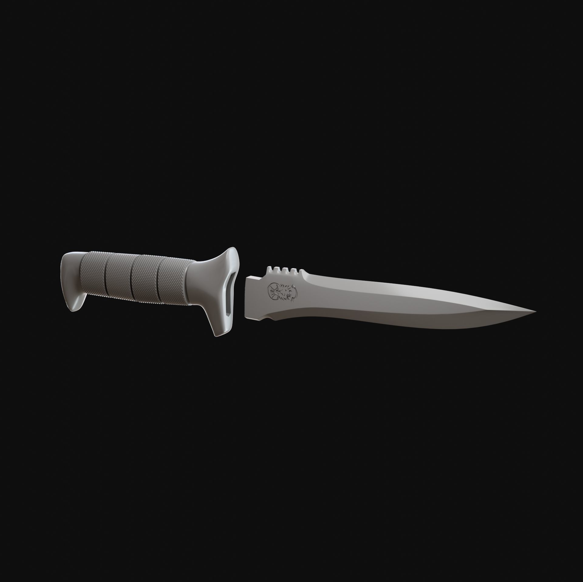 Resident Evil 4 Remake - Primal Knife - Leons Knife - cosplay 3D print model_5