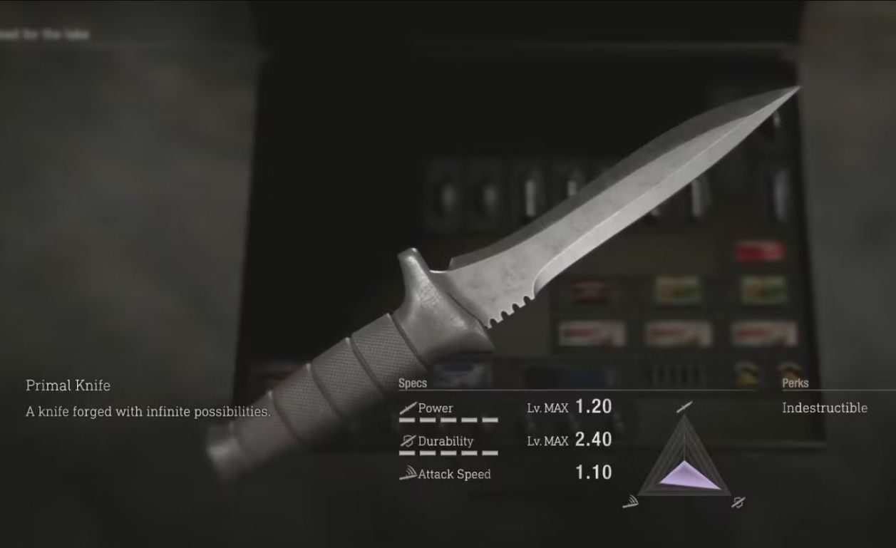 Resident Evil 4 Remake - Primal Knife - Leons Knife - cosplay 3D print model_3