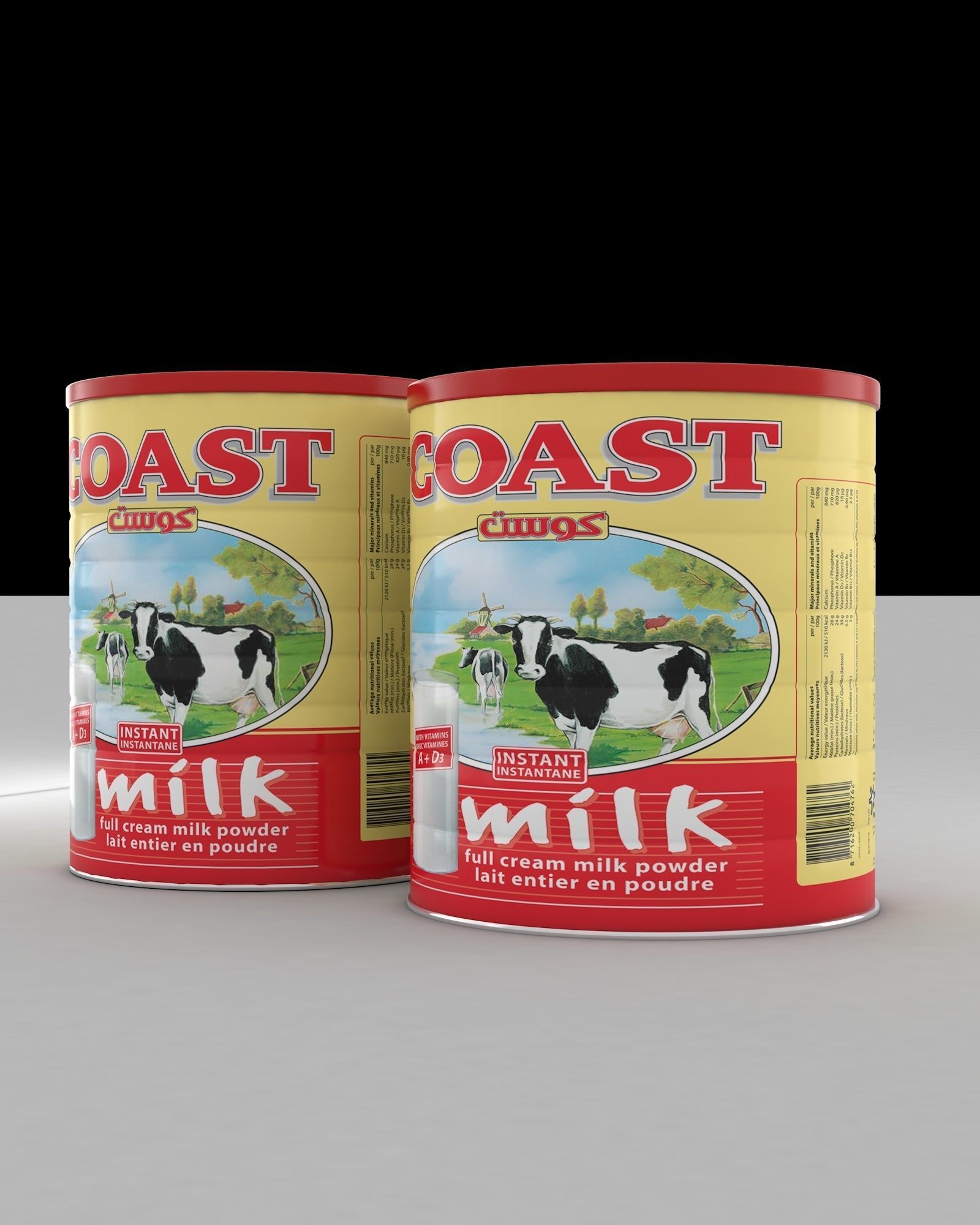 COAST MILK 3D model_2