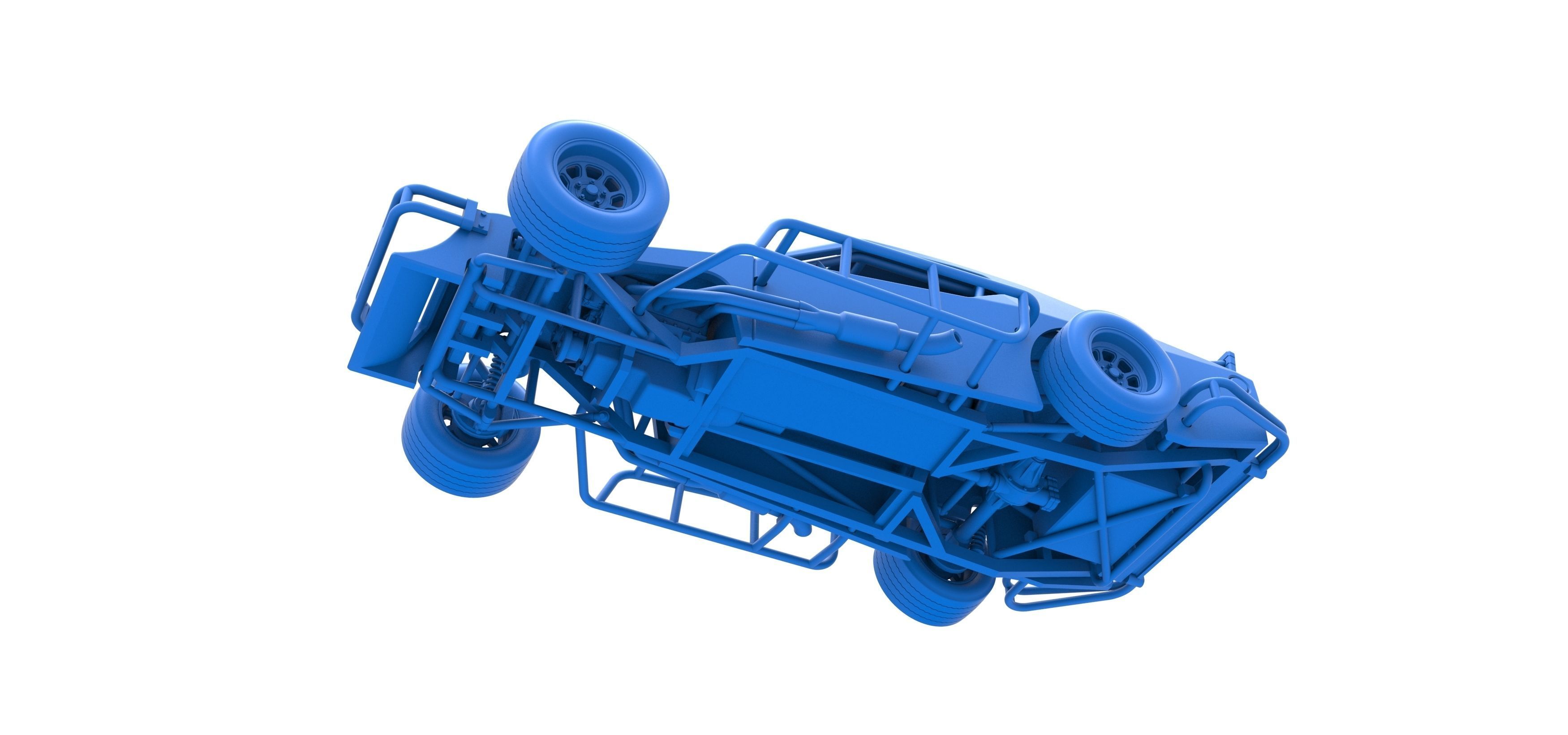 Asphalt Modified stock car Version 2 Scale 1 to 25 3D print model_30