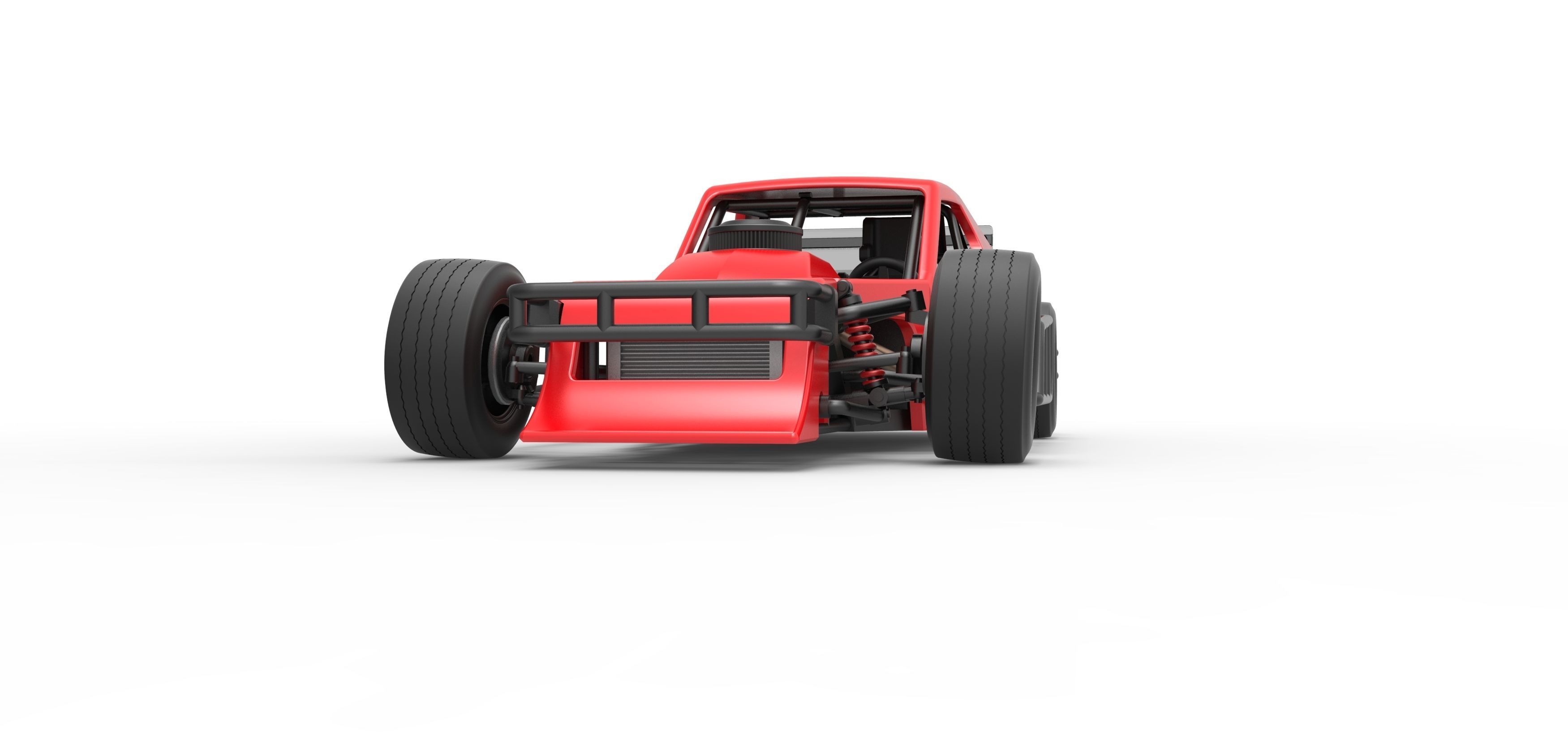 Asphalt Modified stock car Version 2 Scale 1 to 25 3D print model_6