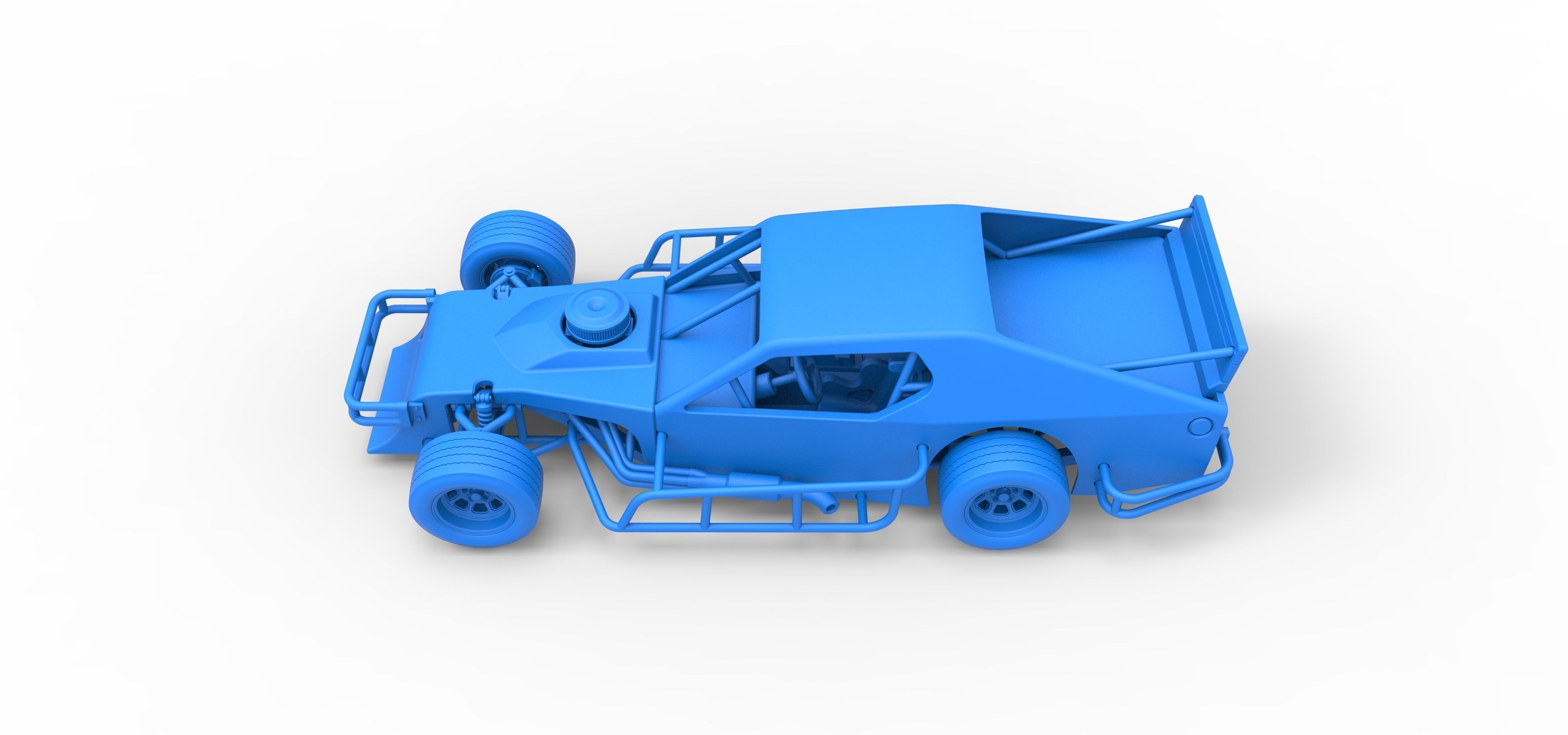 Asphalt Modified stock car Version 2 Scale 1 to 25 3D print model_36