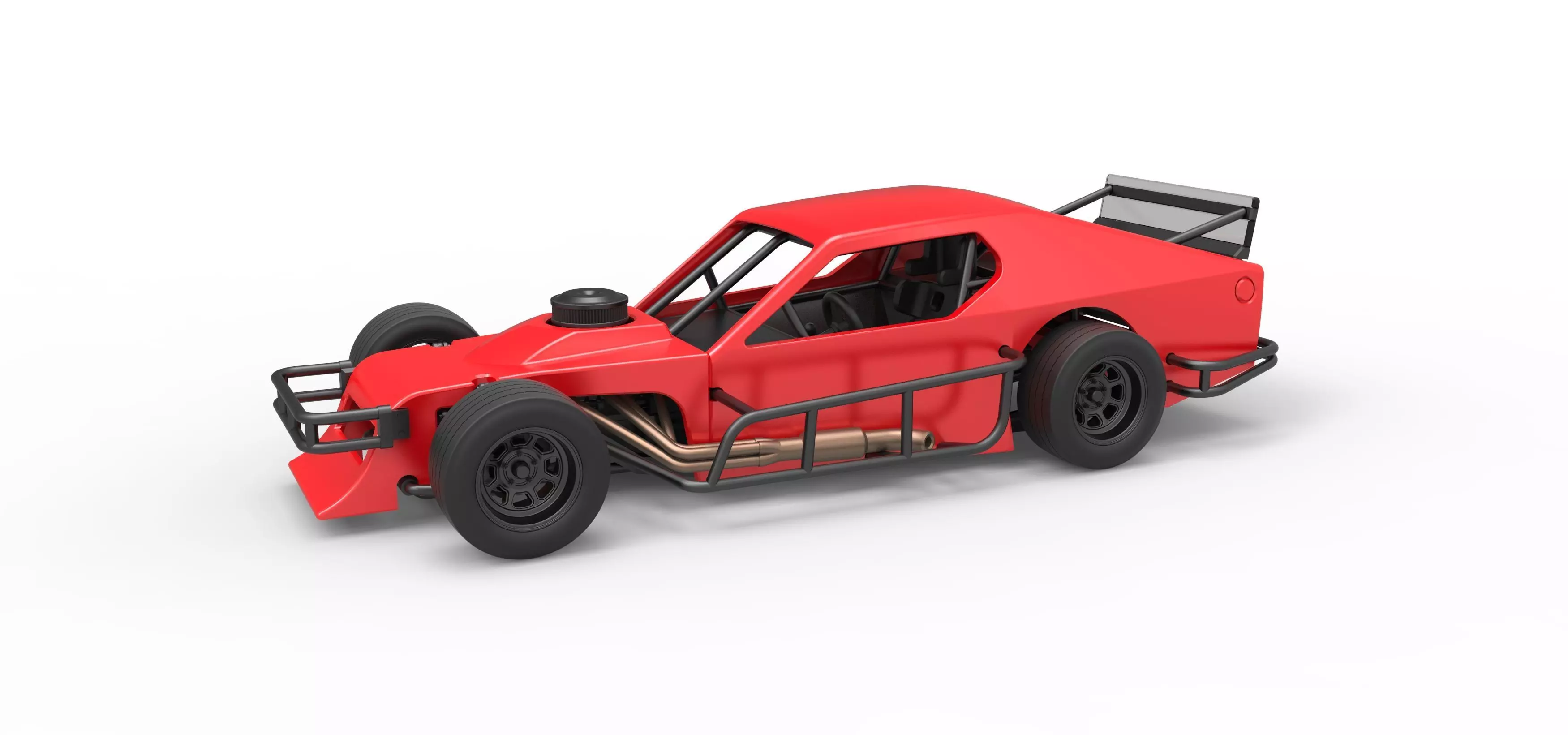 Asphalt Modified stock car Version 2 Scale 1 to 25 3D print model_0
