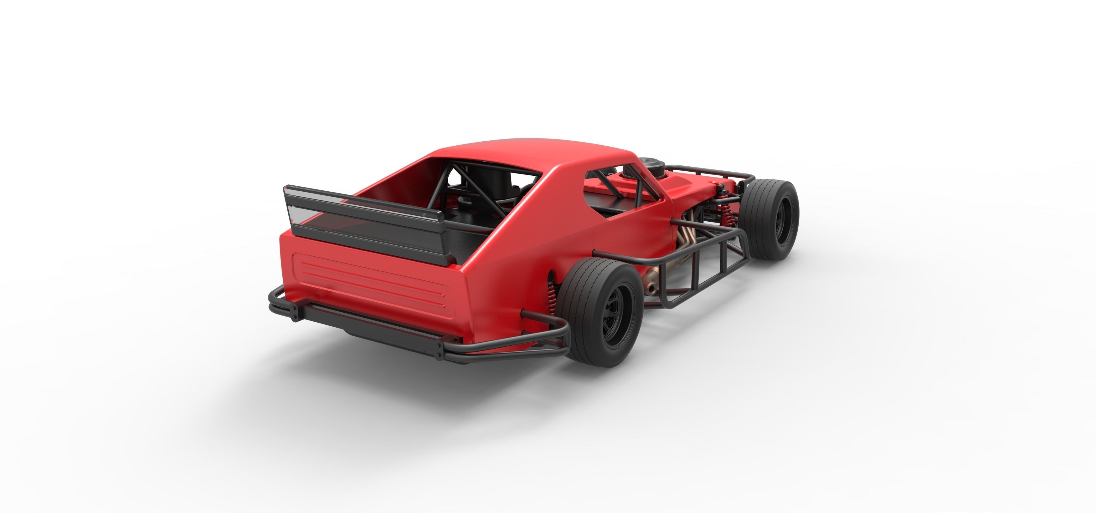 Asphalt Modified stock car Version 2 Scale 1 to 25 3D print model_18