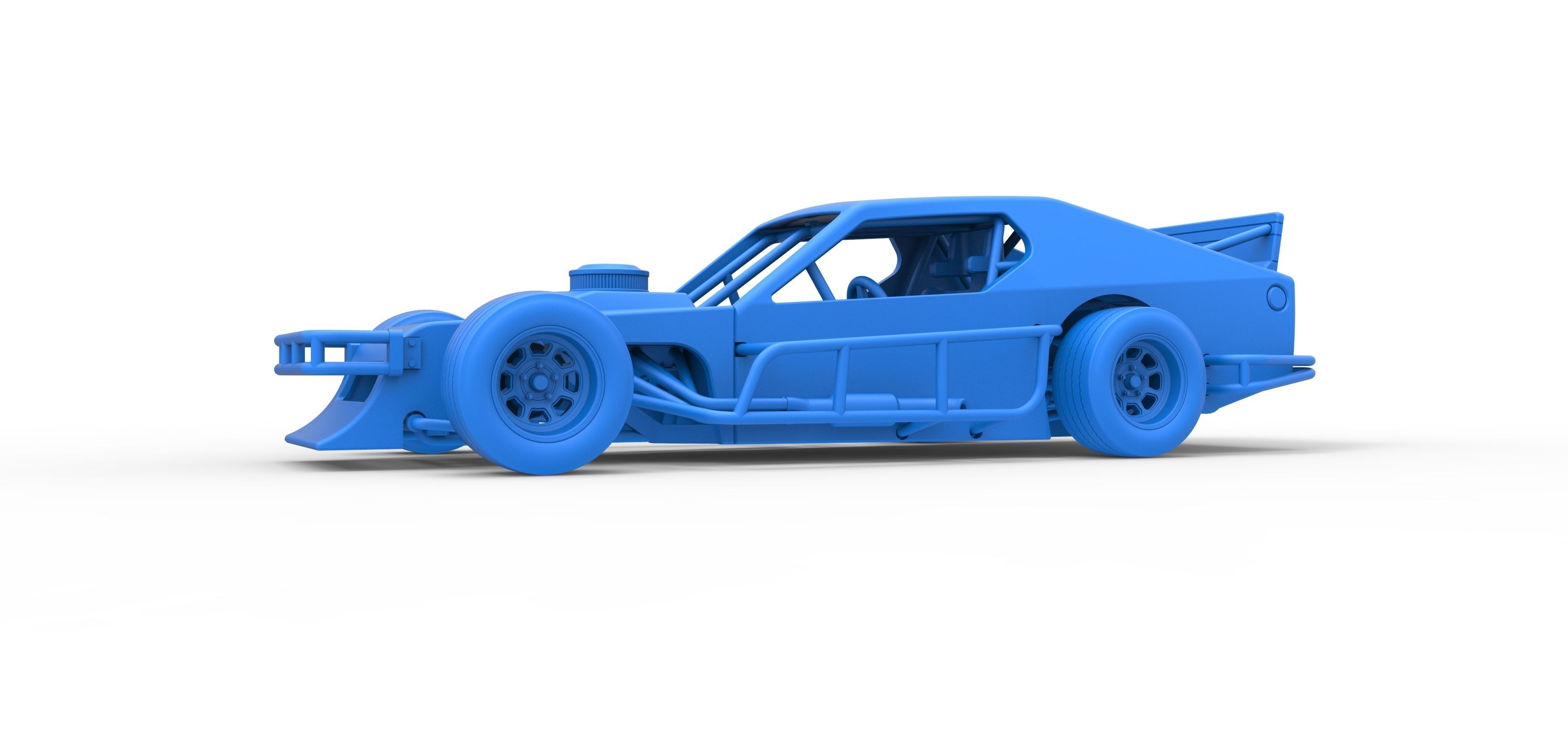 Asphalt Modified stock car Version 2 Scale 1 to 25 3D print model_29