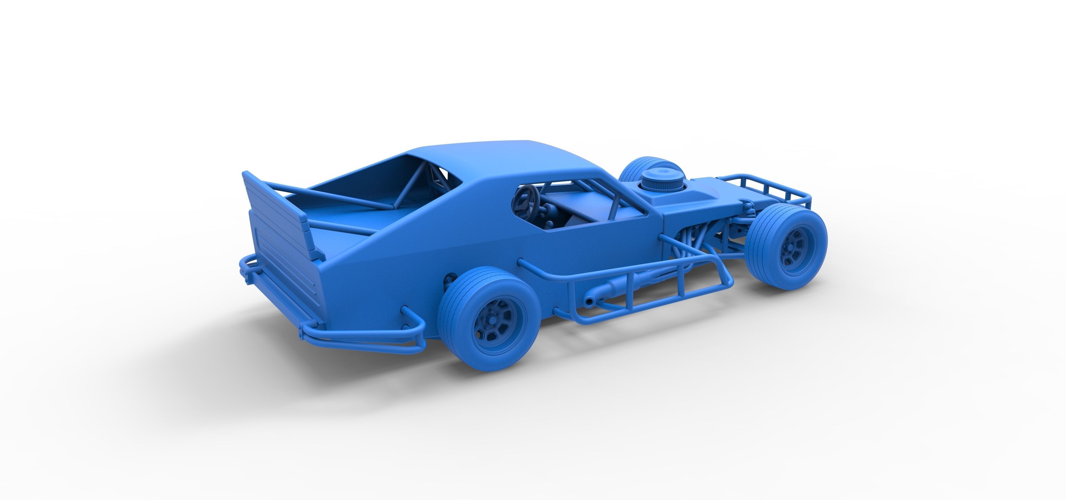 Asphalt Modified stock car Version 2 Scale 1 to 25 3D print model_46