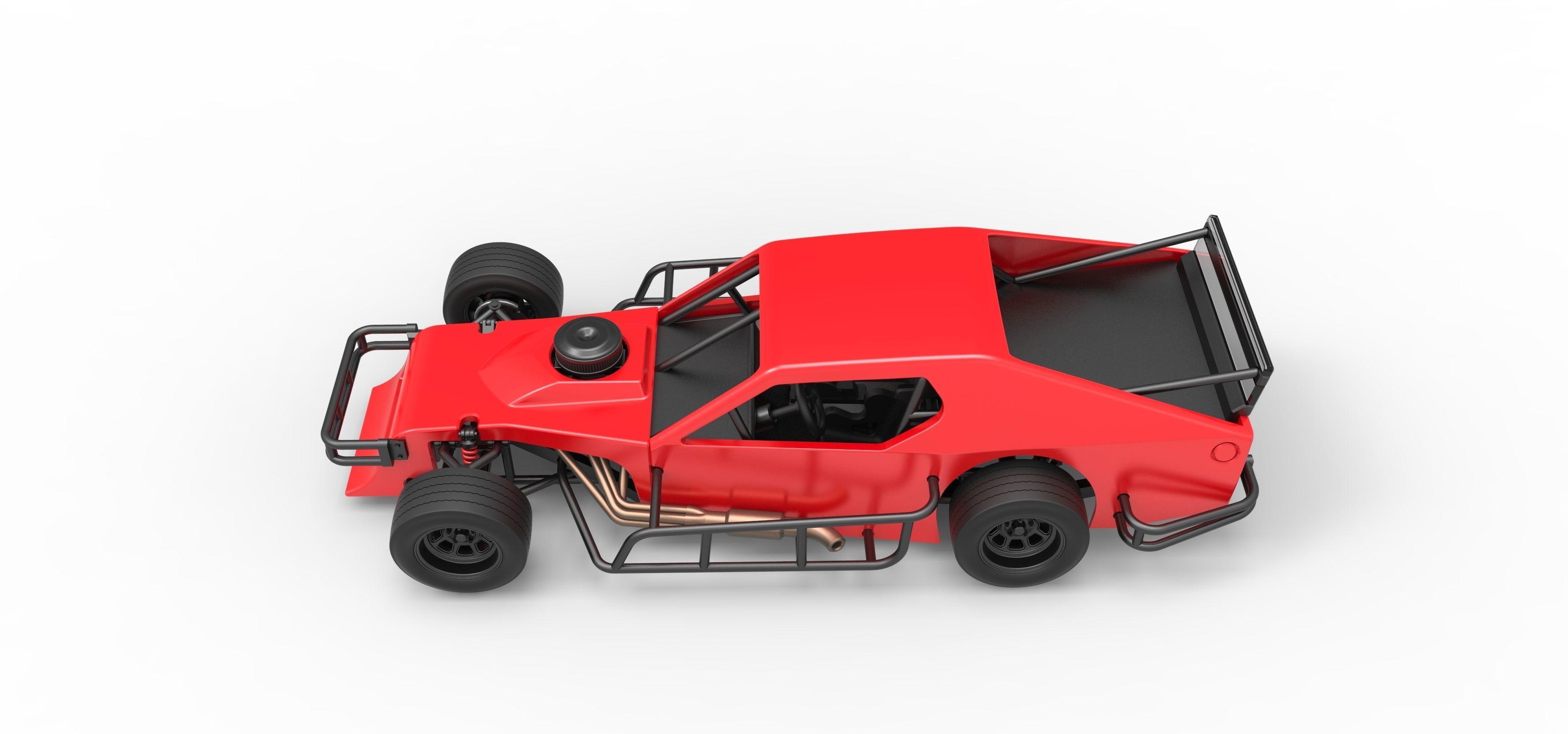 Asphalt Modified stock car Version 2 Scale 1 to 25 3D print model_10