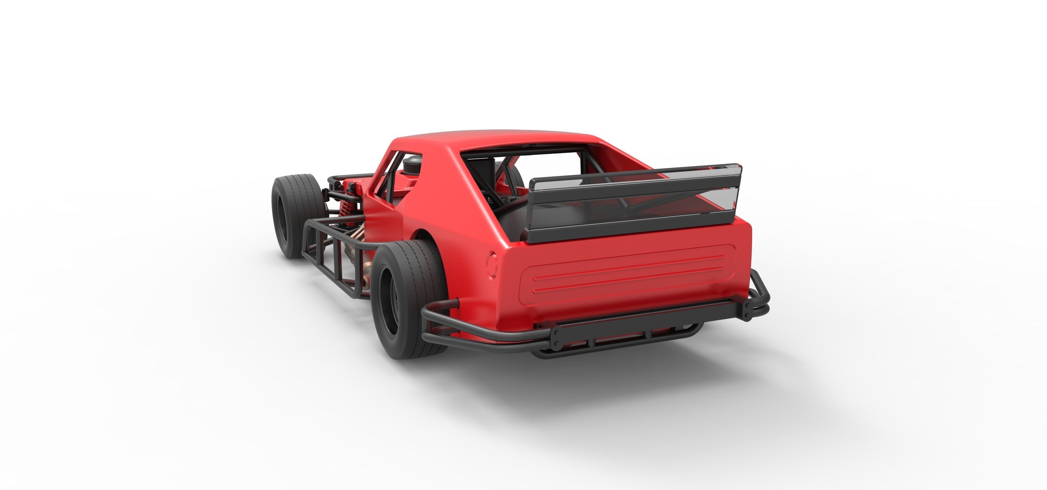 Asphalt Modified stock car Version 2 Scale 1 to 25 3D print model_14
