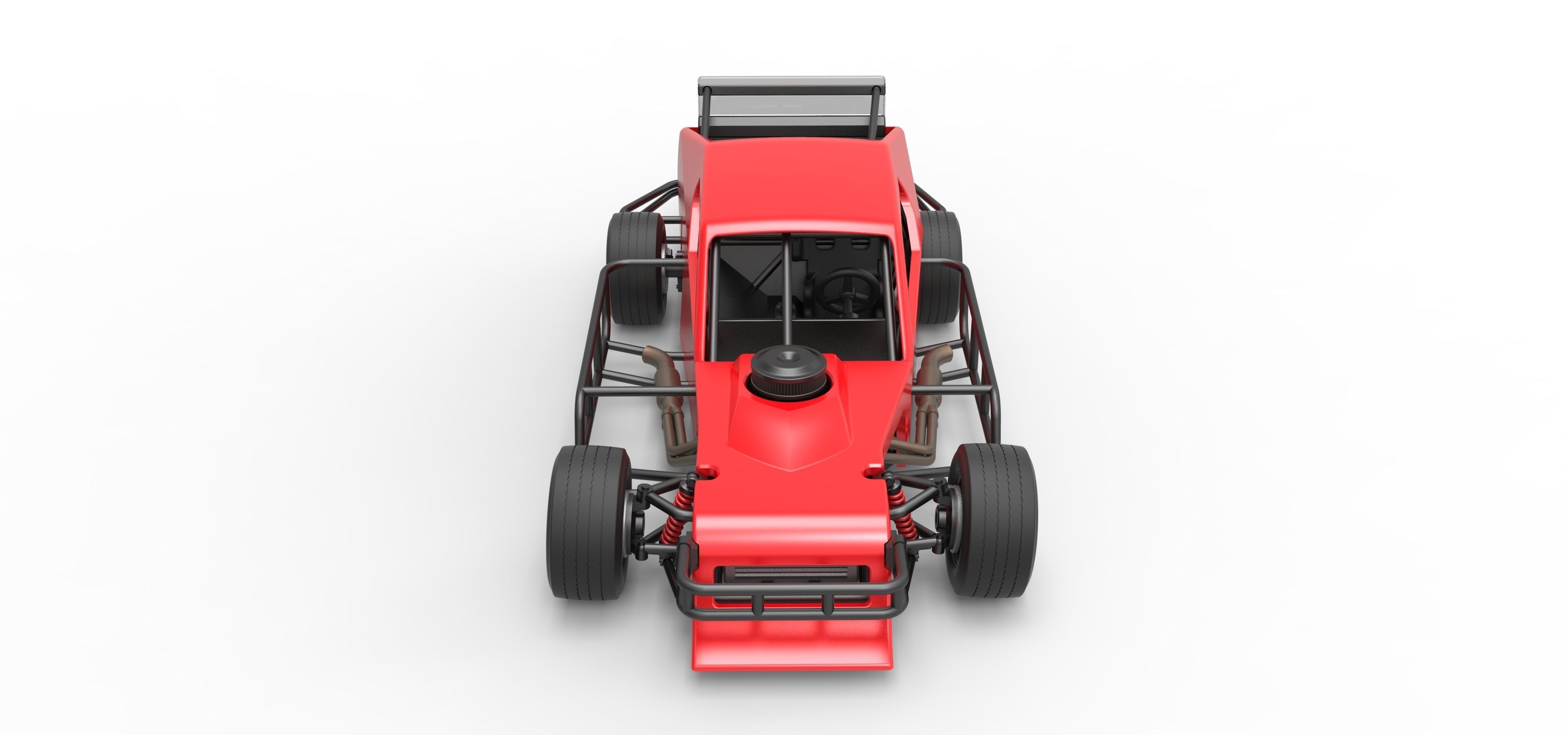 Asphalt Modified stock car Version 2 Scale 1 to 25 3D print model_8