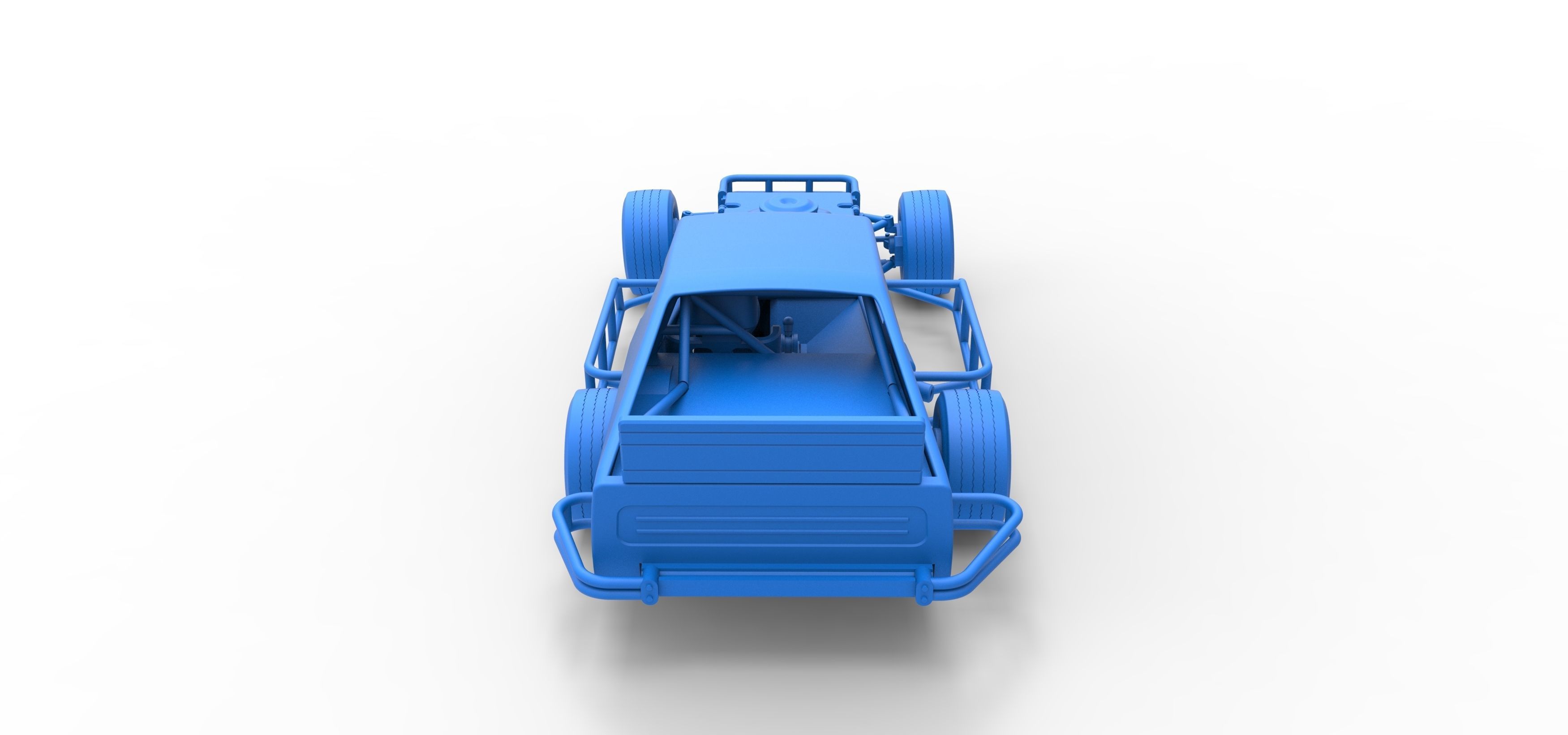 Asphalt Modified stock car Version 2 Scale 1 to 25 3D print model_43