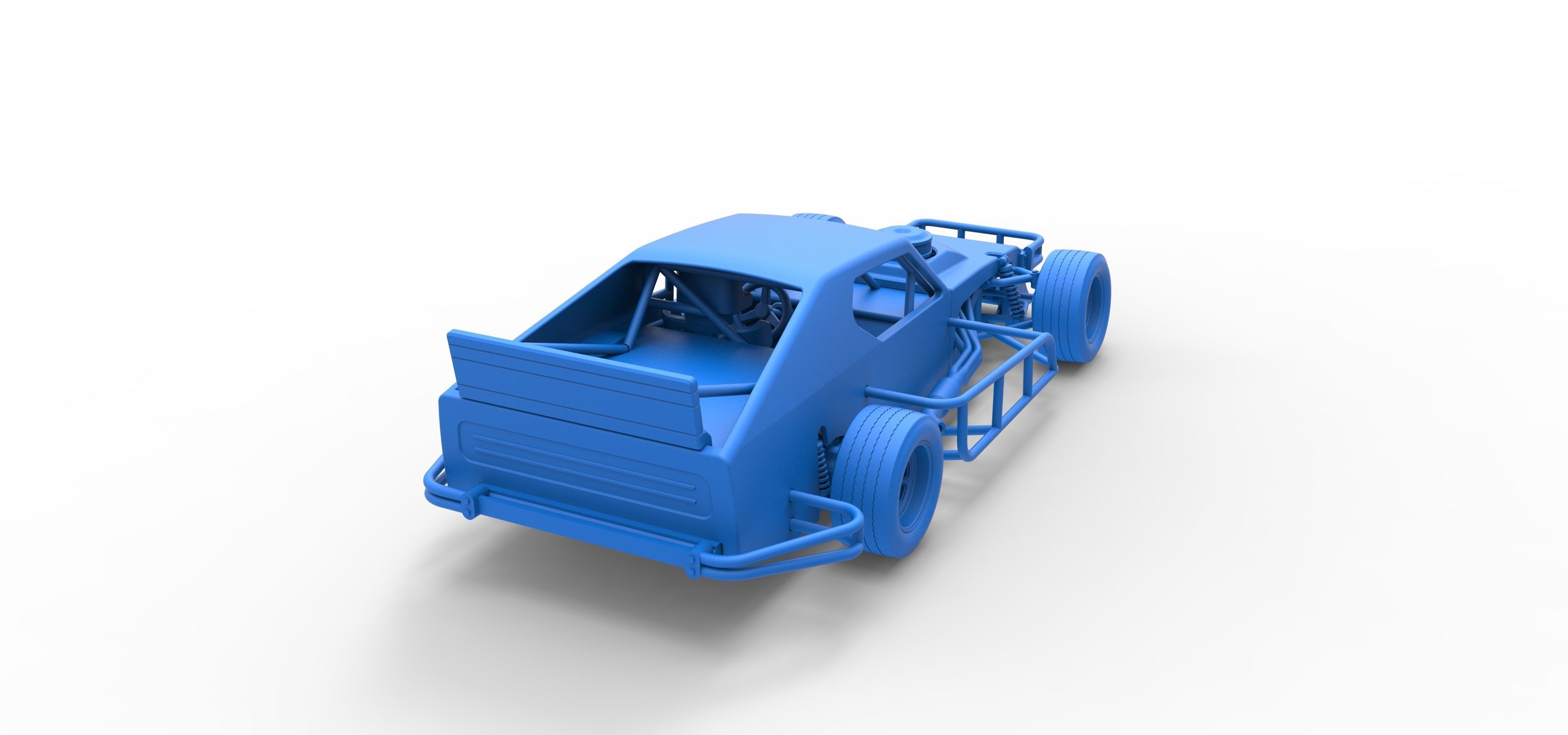 Asphalt Modified stock car Version 2 Scale 1 to 25 3D print model_44