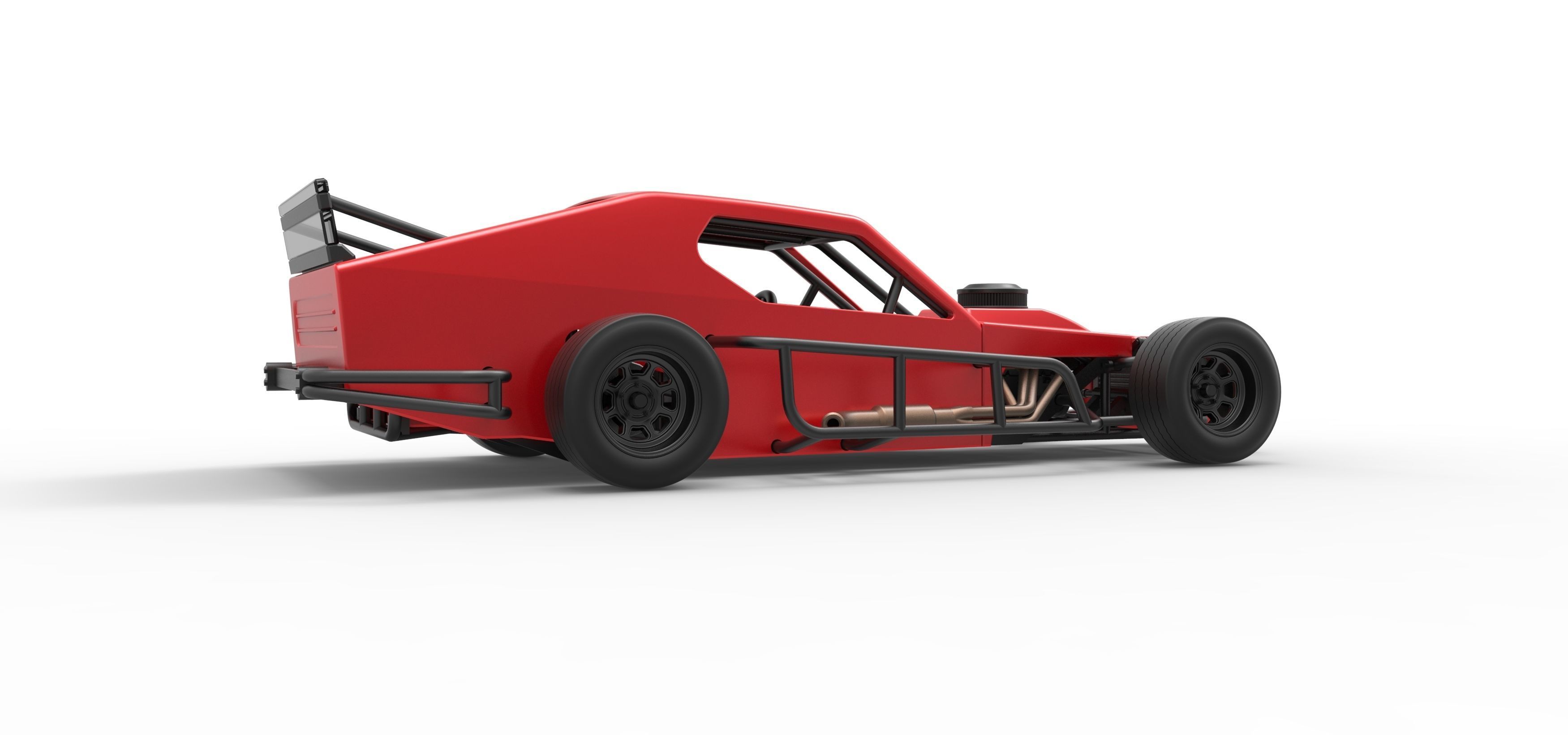 Asphalt Modified stock car Version 2 Scale 1 to 25 3D print model_21