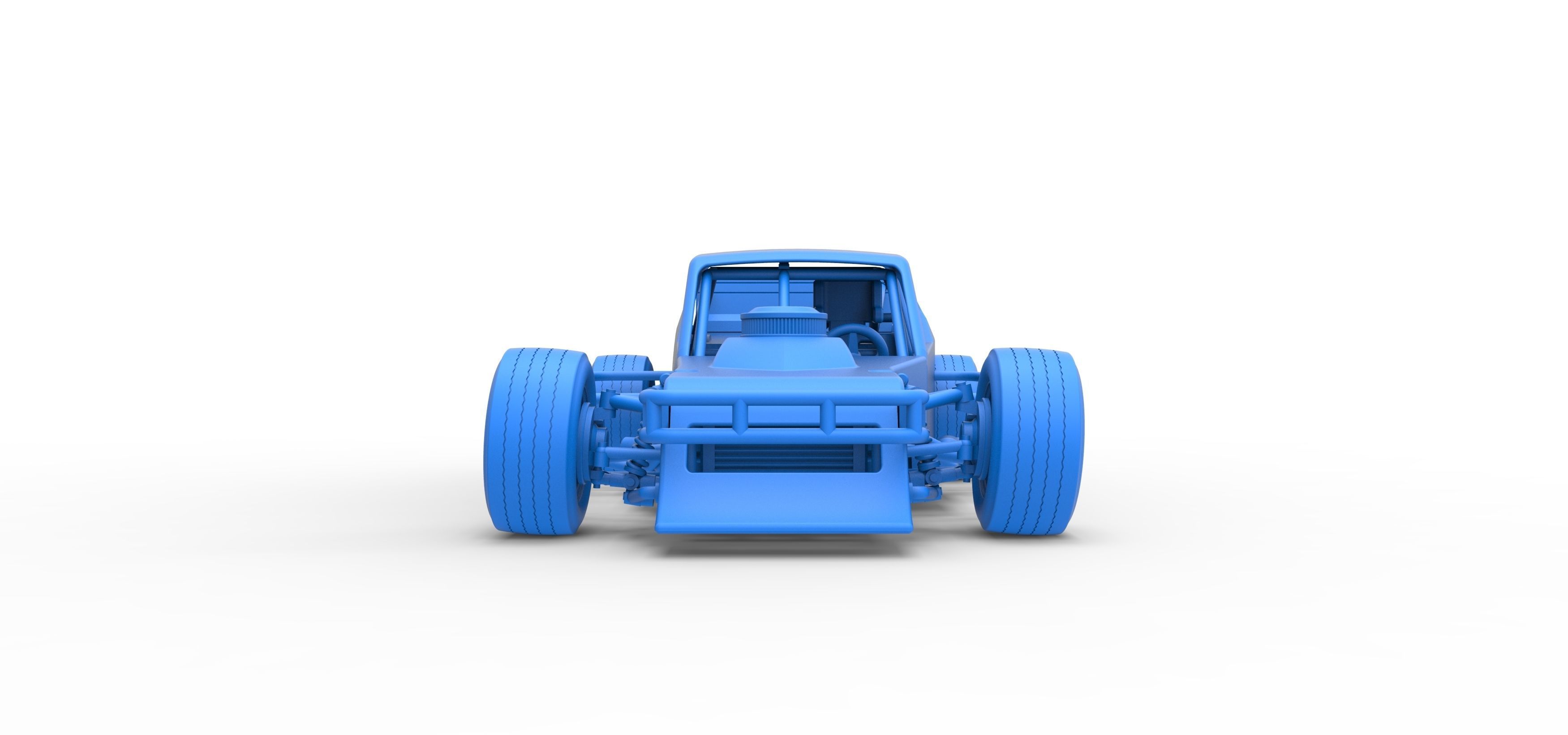 Asphalt Modified stock car Version 2 Scale 1 to 25 3D print model_33