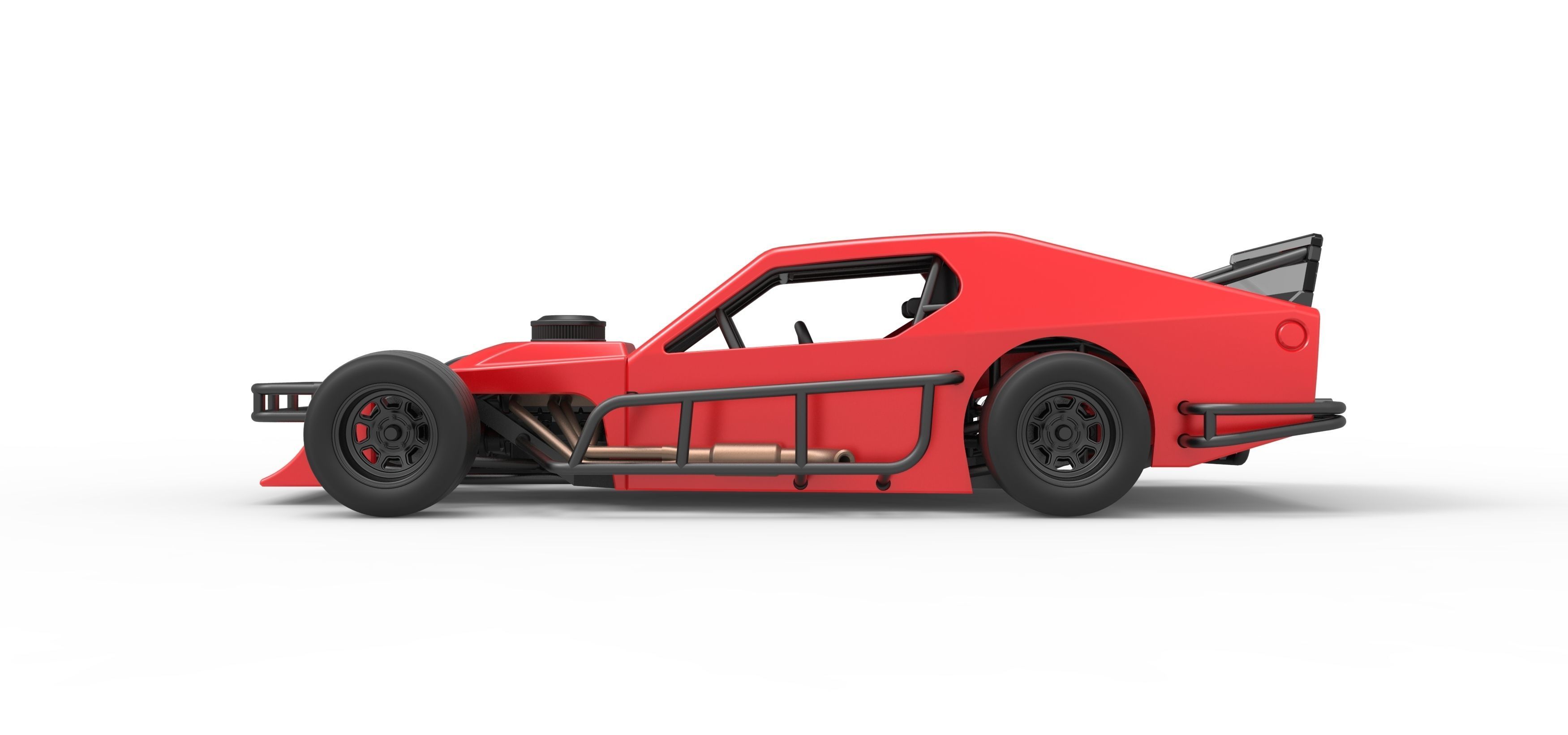 Asphalt Modified stock car Version 2 Scale 1 to 25 3D print model_9