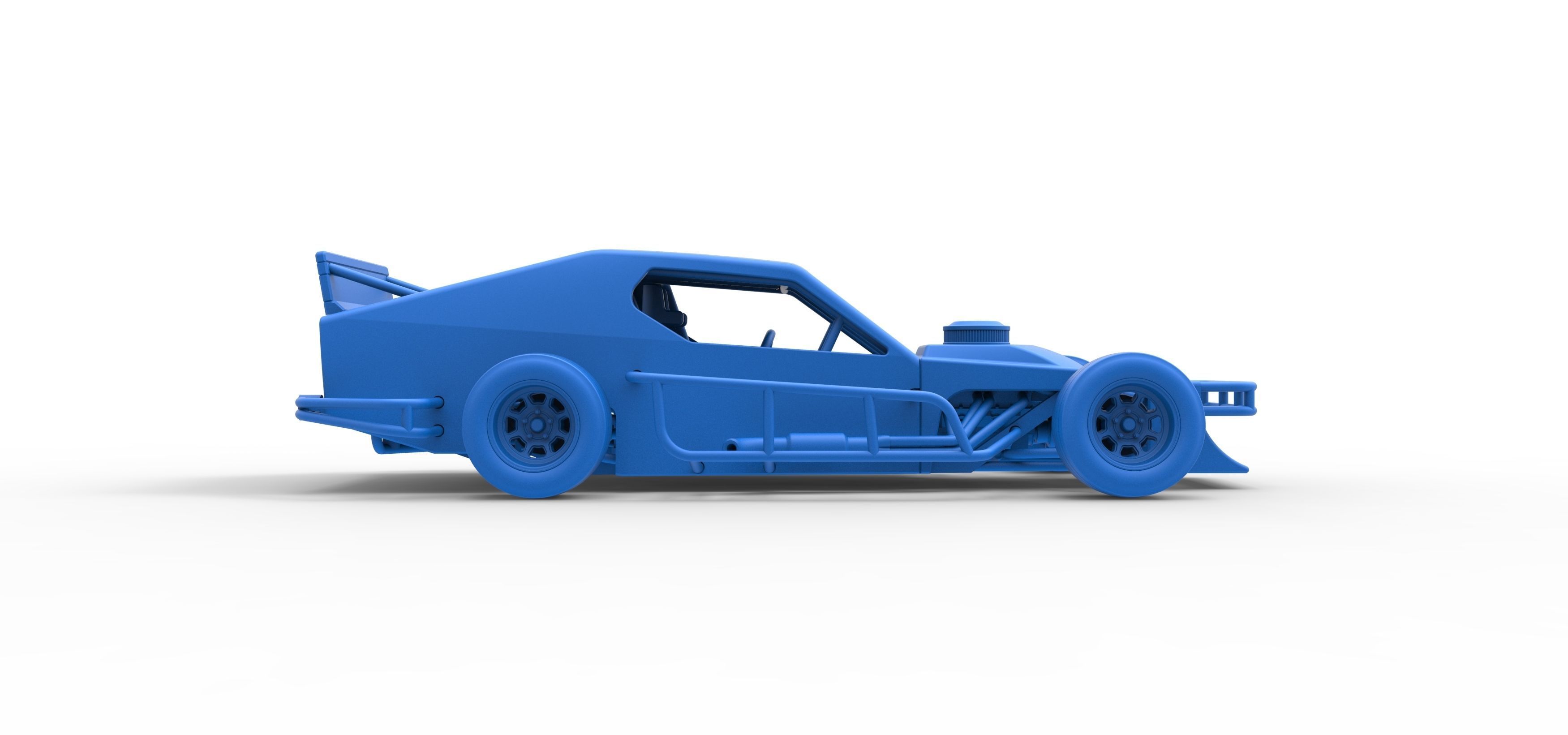 Asphalt Modified stock car Version 2 Scale 1 to 25 3D print model_48