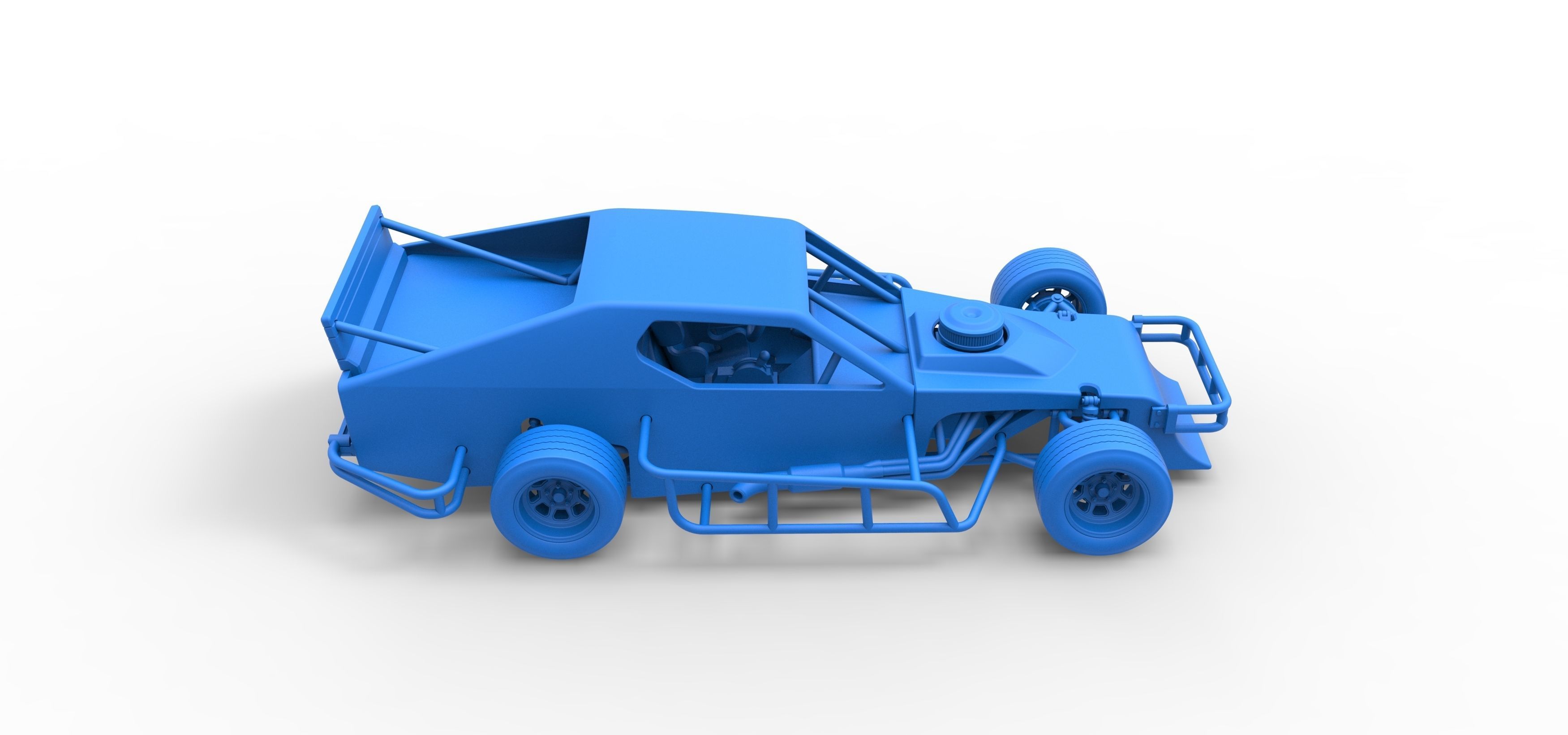 Asphalt Modified stock car Version 2 Scale 1 to 25 3D print model_49
