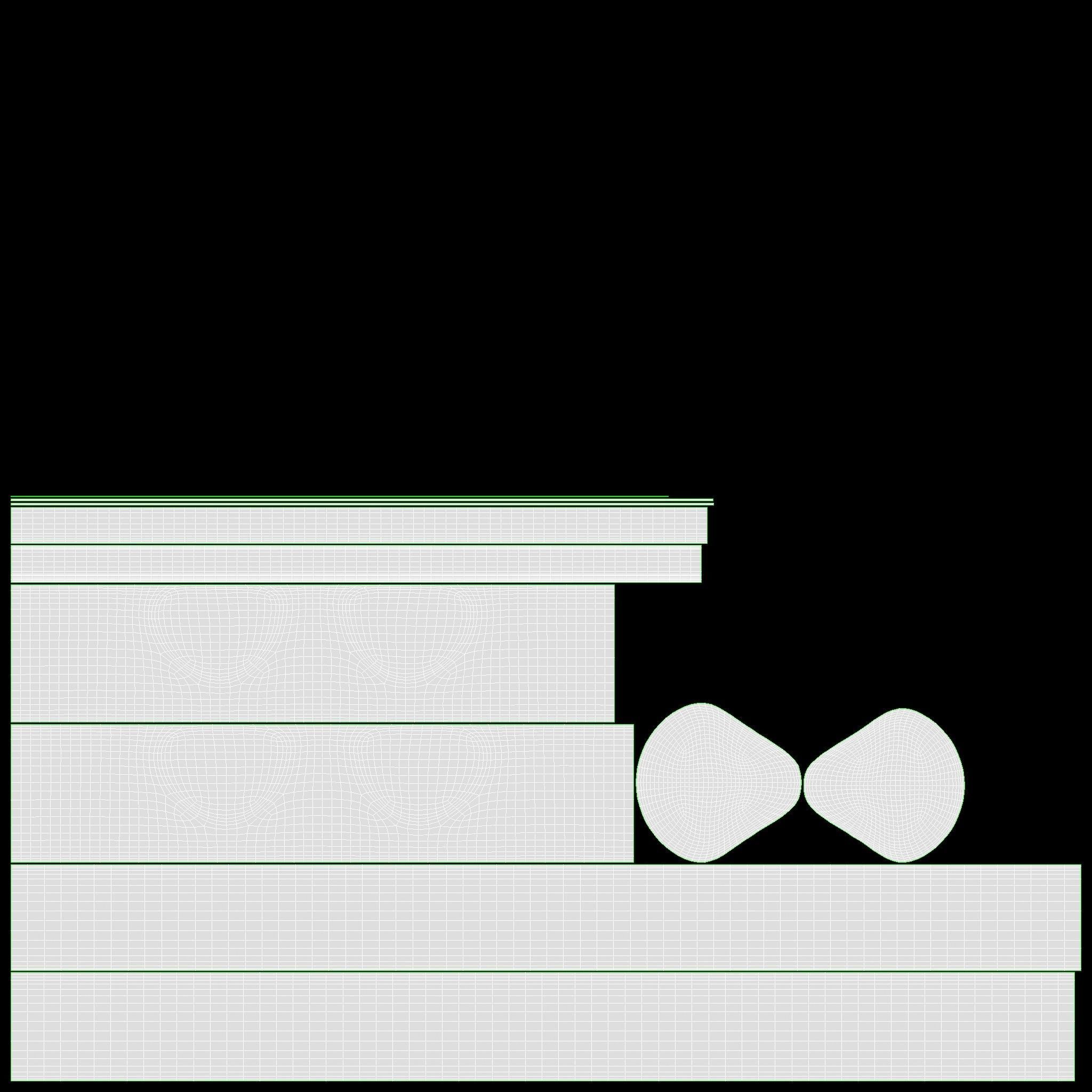 Store display mannequin head with Woman cowboy hat 3D model_8