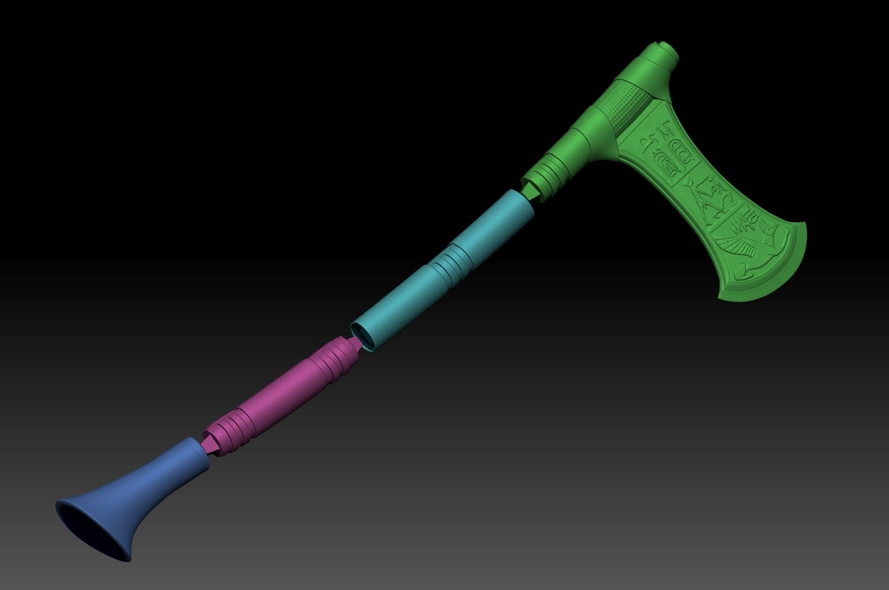 Memorial of the Pharaohs 3D print model_8