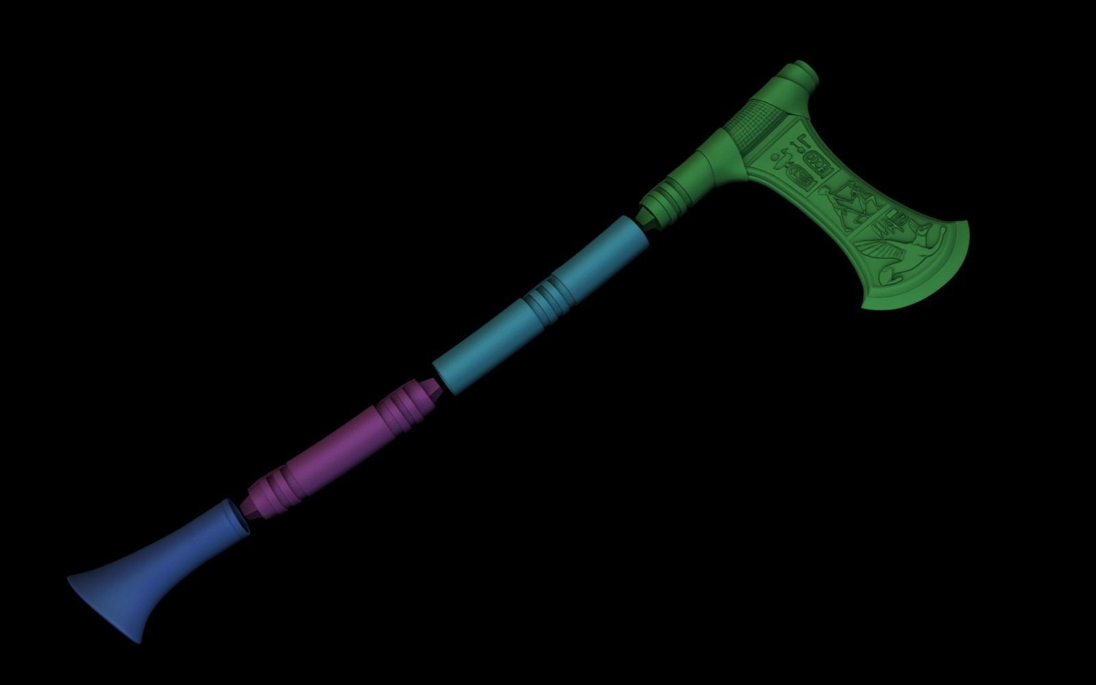 Memorial of the Pharaohs 3D print model_11