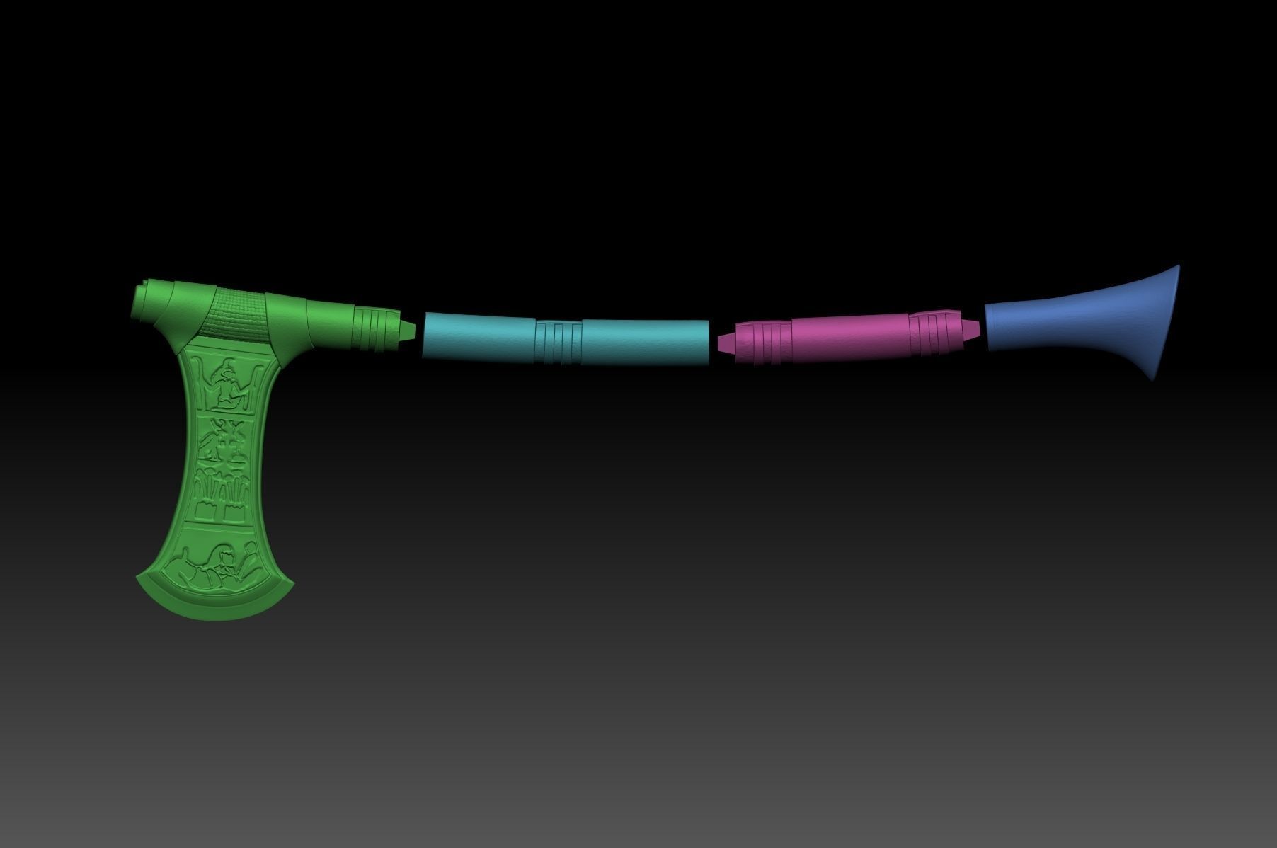 Memorial of the Pharaohs 3D print model_9