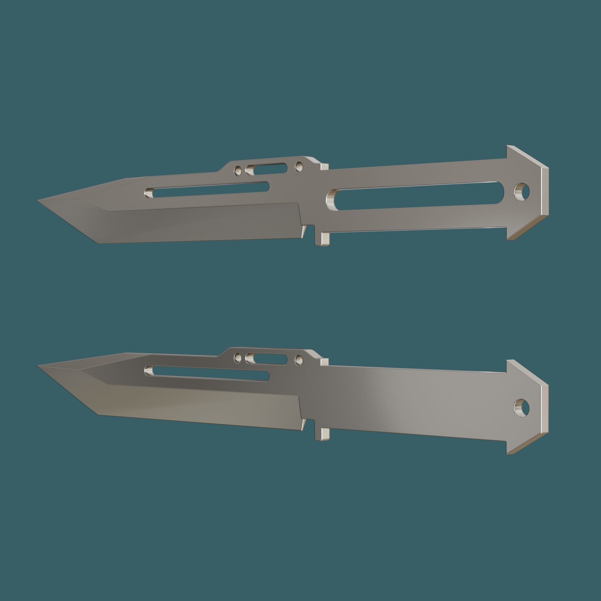 Paracord Knife CSGO - cosplay props free 3D model 3D printable | CGTrader