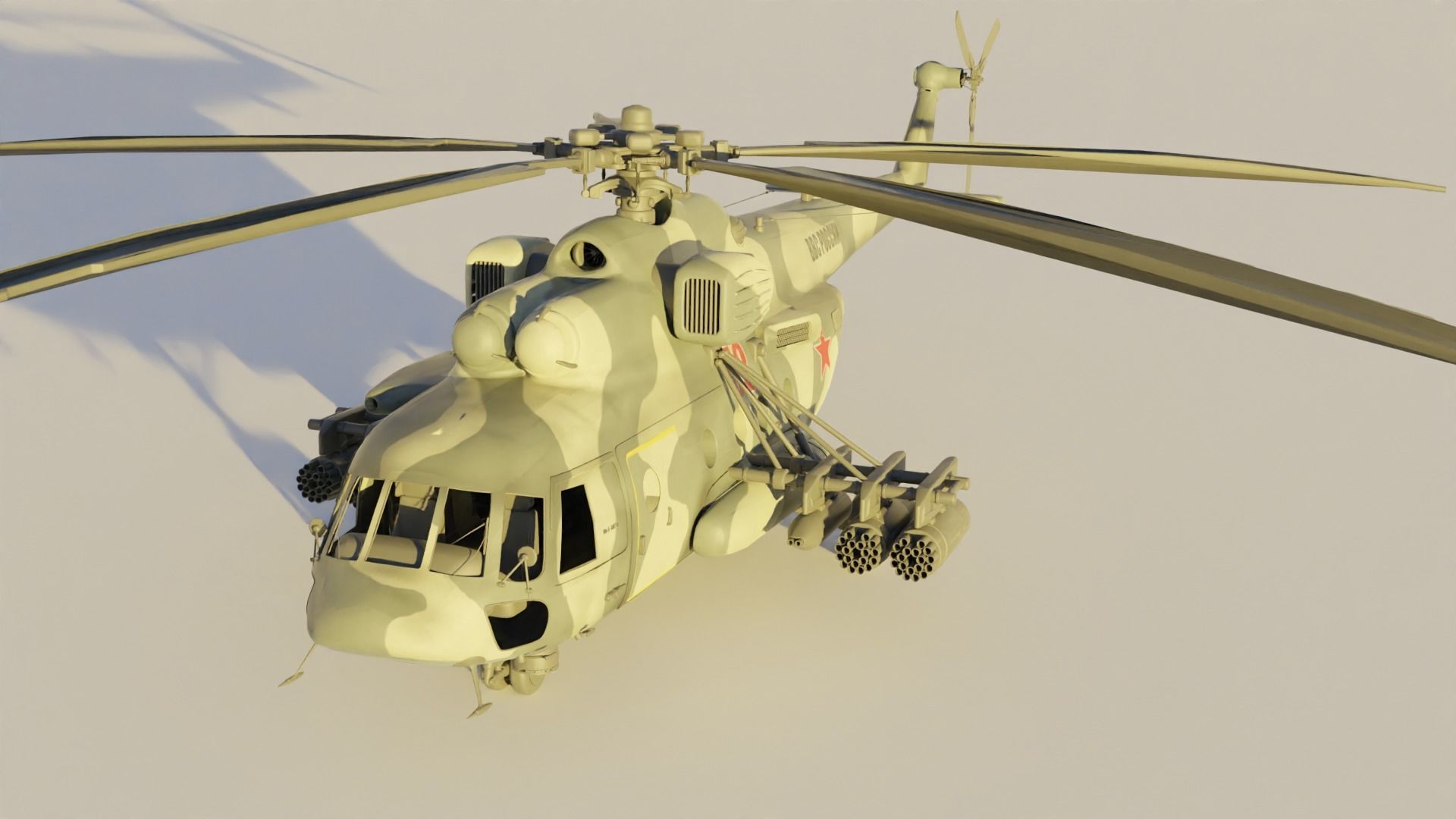 Sikorsky UH-60 Black Hawk plus 7 Skins 3D model Low-poly 3D model_5