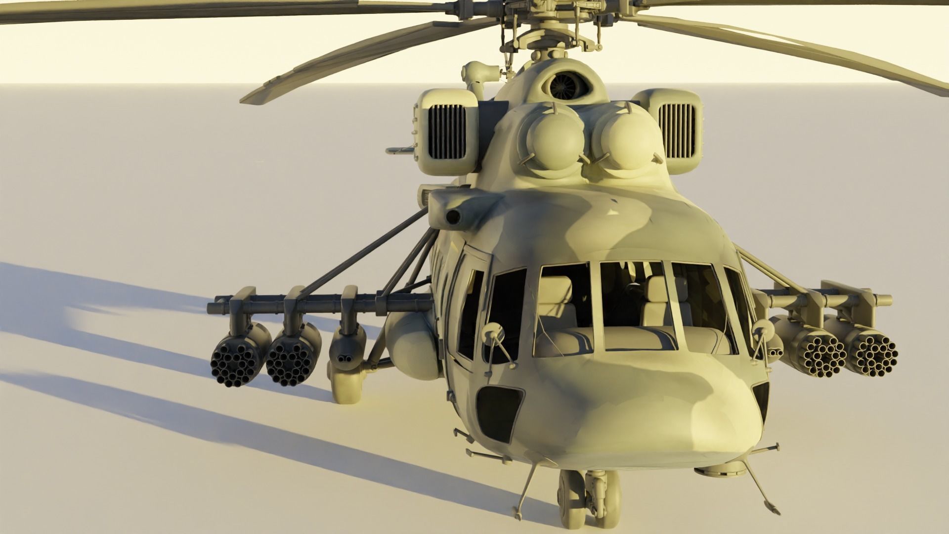 Sikorsky UH-60 Black Hawk plus 7 Skins 3D model Low-poly 3D model_49