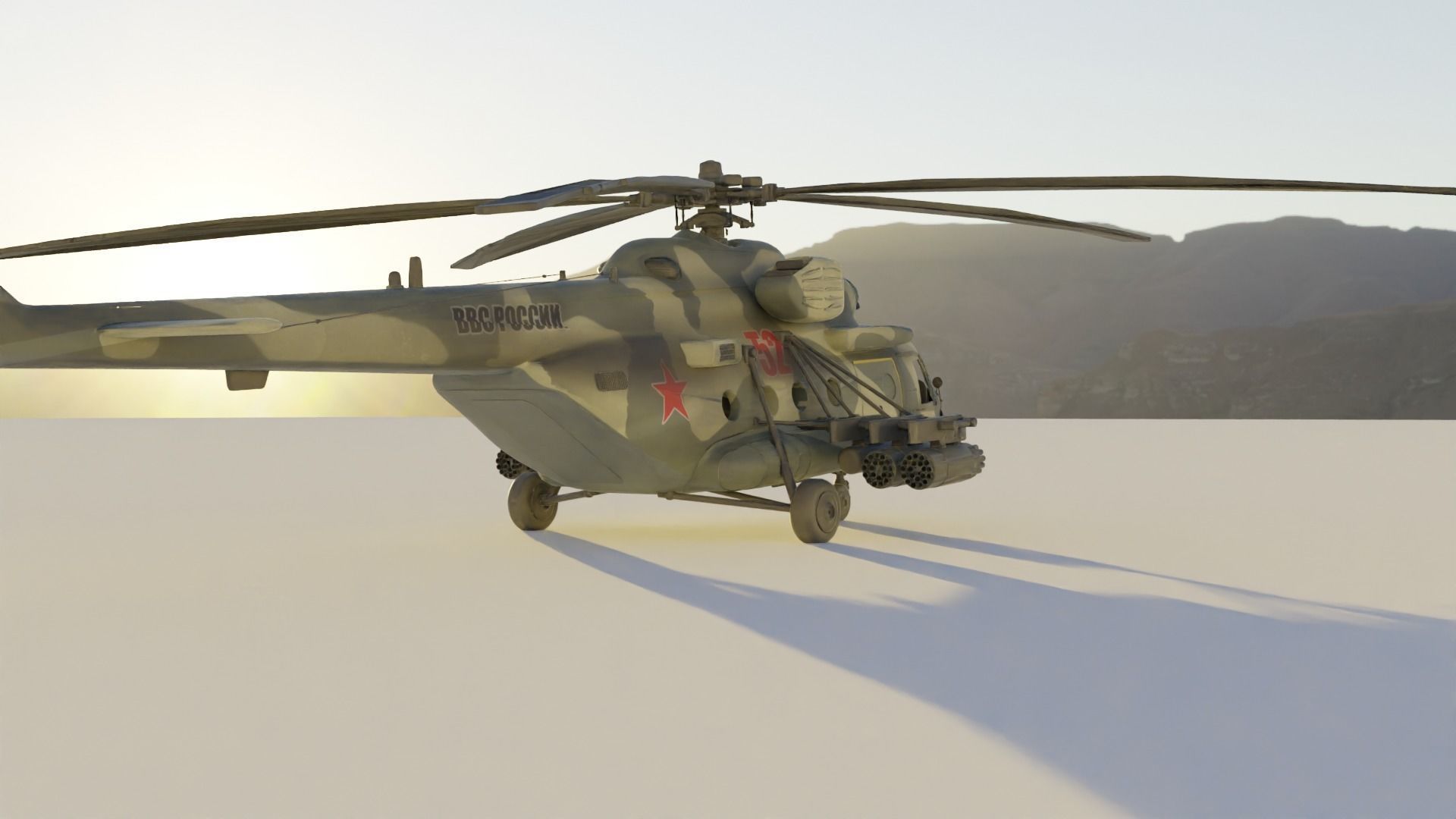 Sikorsky UH-60 Black Hawk plus 7 Skins 3D model Low-poly 3D model_30